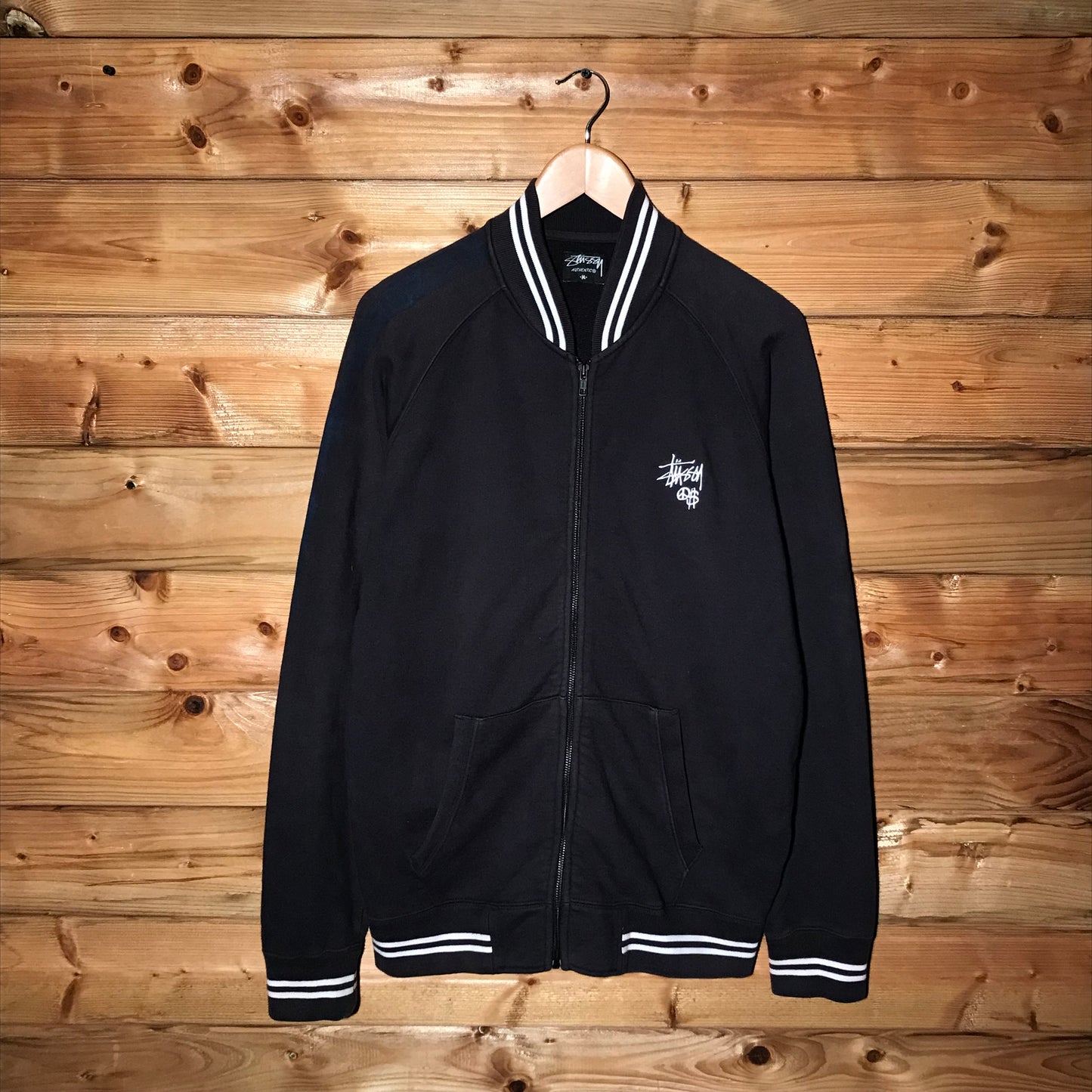 Stüssy Peace and Prosperity Script Spellout track jacket