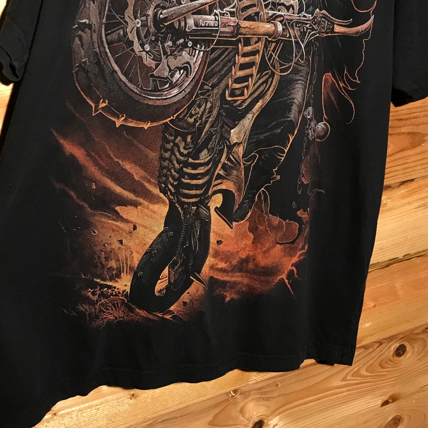 Spiral Direct Motorcycle Skeleton t shirt