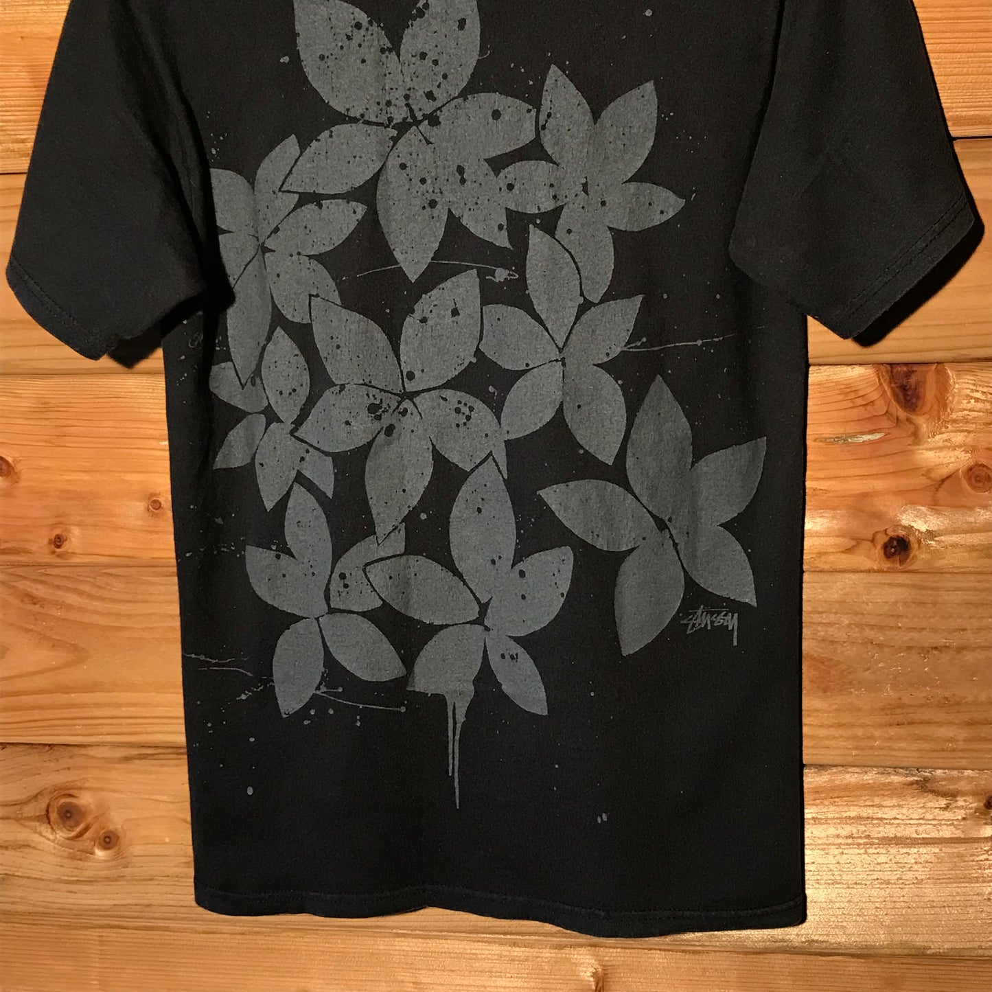 Stüssy Double Sided Floral Pattern t shirt