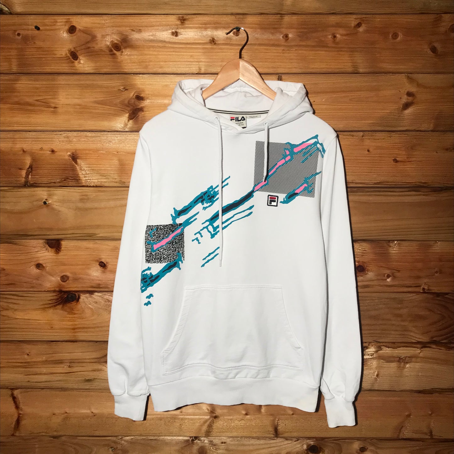 Fila Abstract Stripe Pattern hoodie