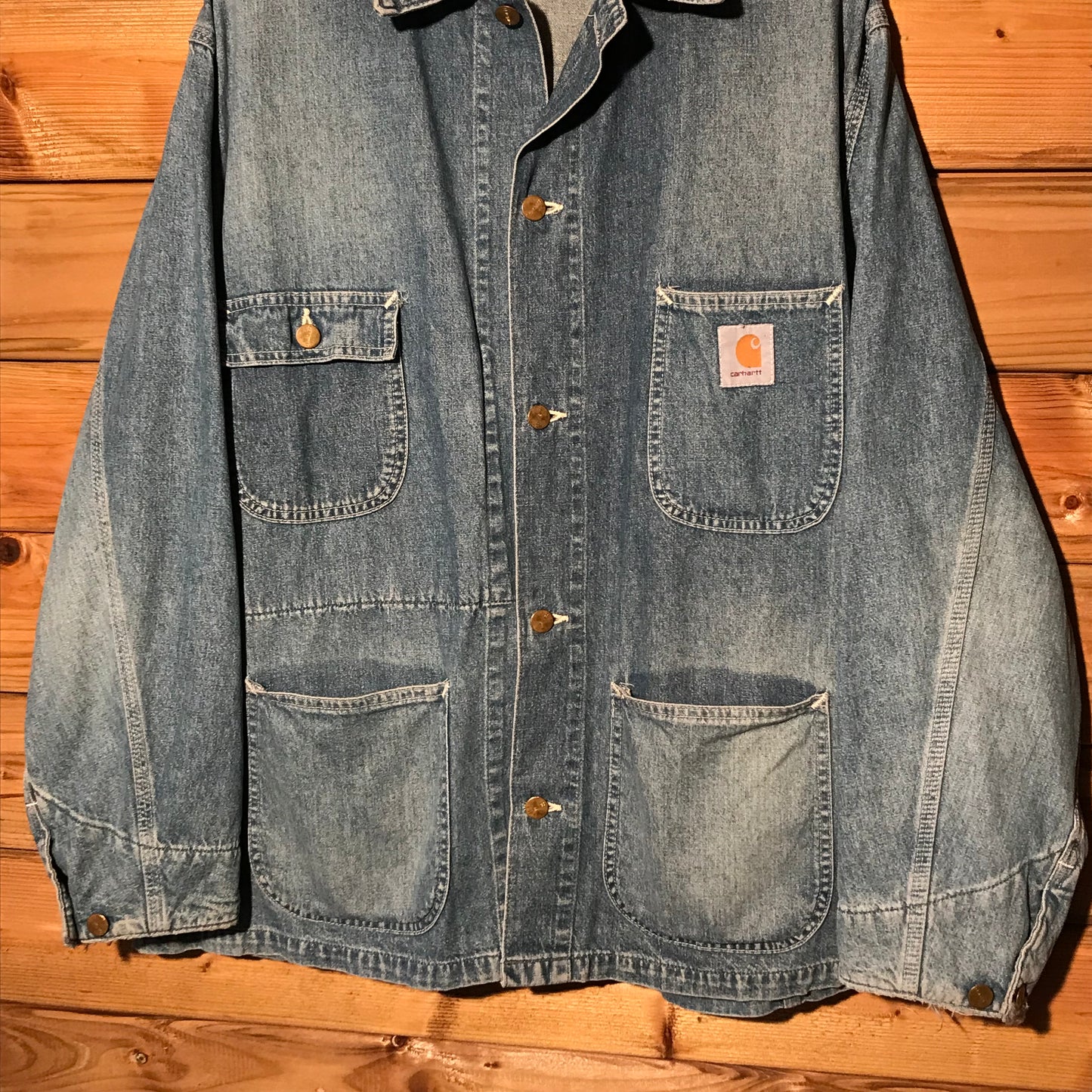 80s Carhartt Michigan Denim chore jacket