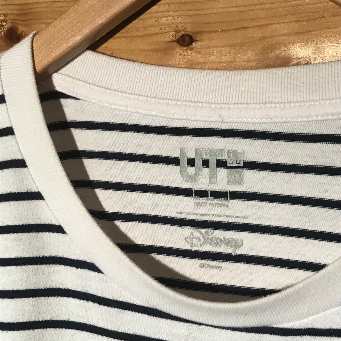 Uniqlo x Disney Mickey Mouse Striped t shirt