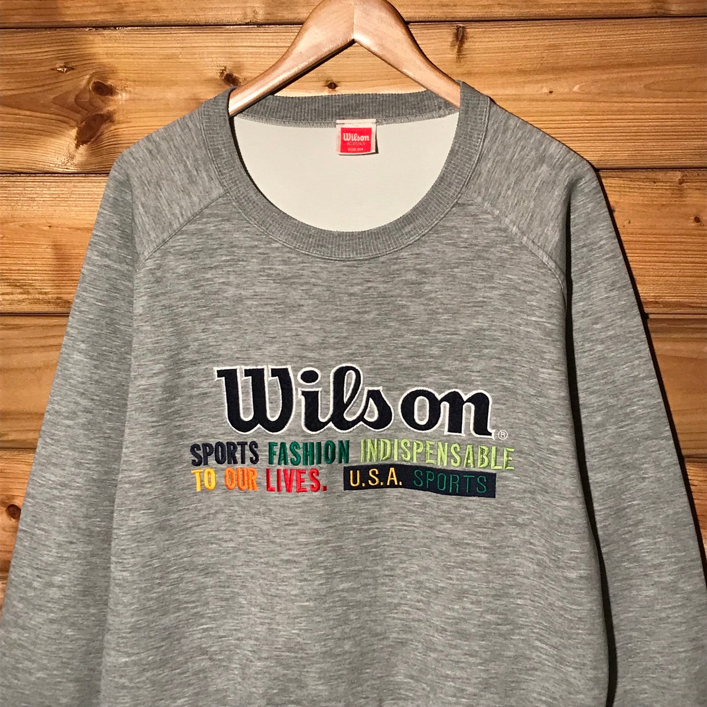 90s Wilson USA Sports Centre Spellout sweatshirt