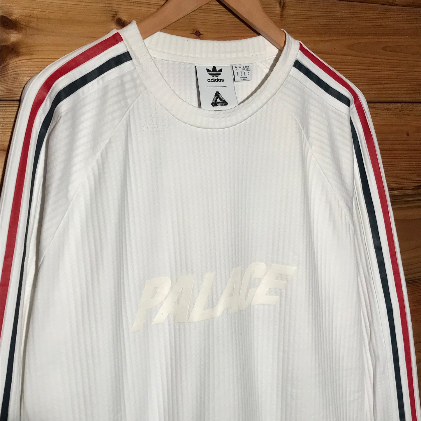 Palace x Adidas Waffle Knit Tonal Spellout sweatshirt