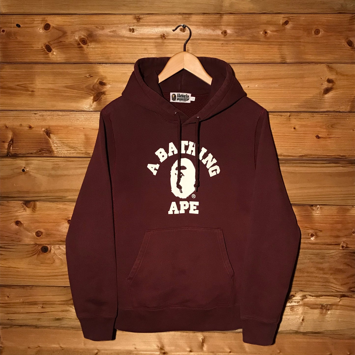 Bape, A Bathing Ape Classic College Spellout hoodie