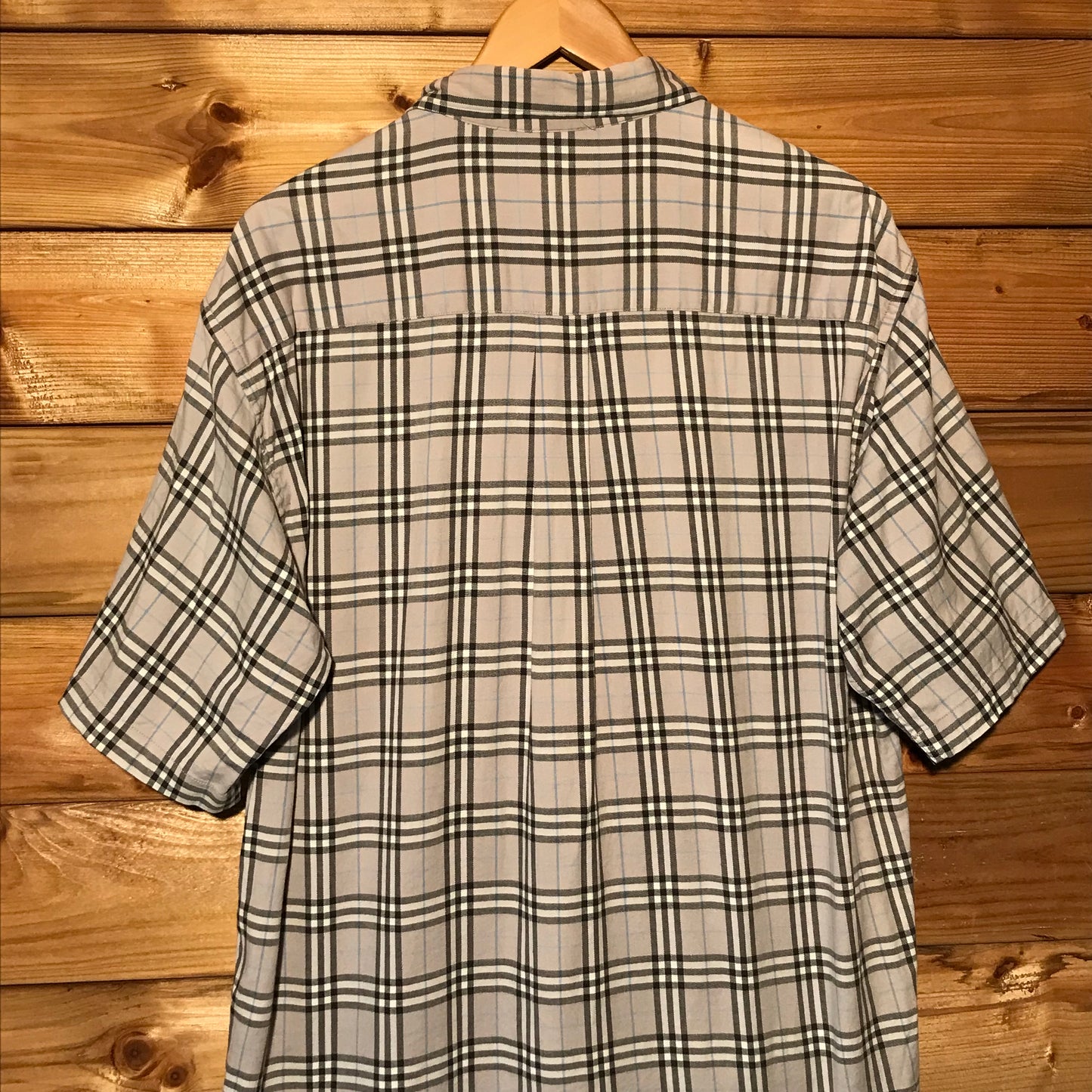 Burberry Nova Check Pattern short sleeve button up shirt