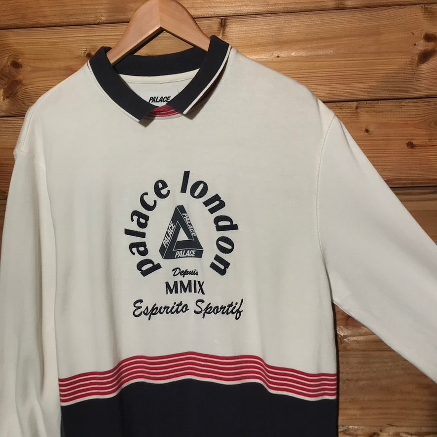 2018 Palace Esperito Sportif Collared sweatshirt