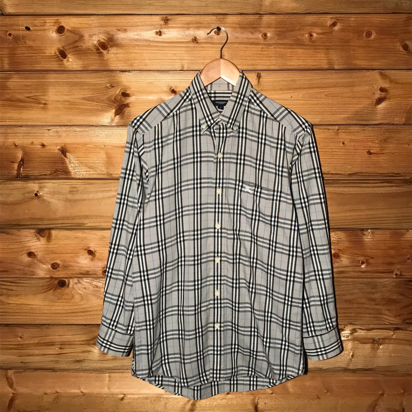 Burberry Nova Check Pattern long sleeve button up shirt