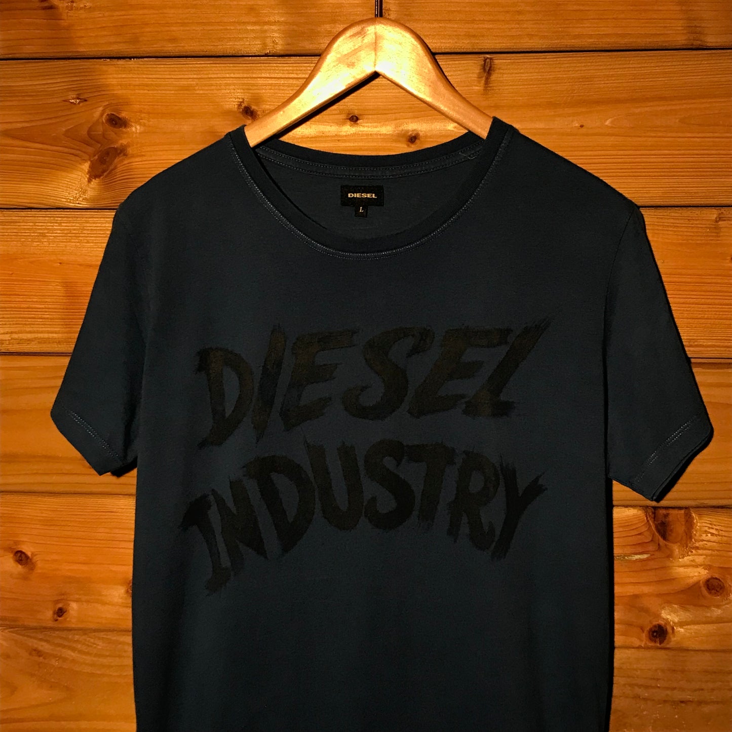 Diesel Industry Brush Spellout t shirt