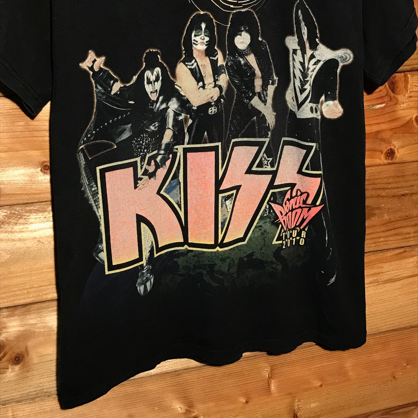 2010 Kiss Sonic Boom Over Europe Tour t shirt