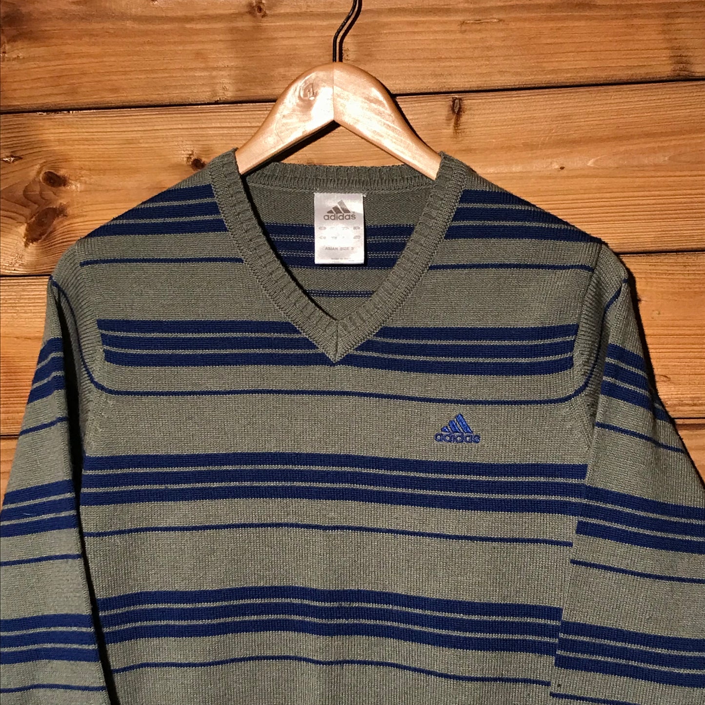 Adidas Striped knit sweatshirt