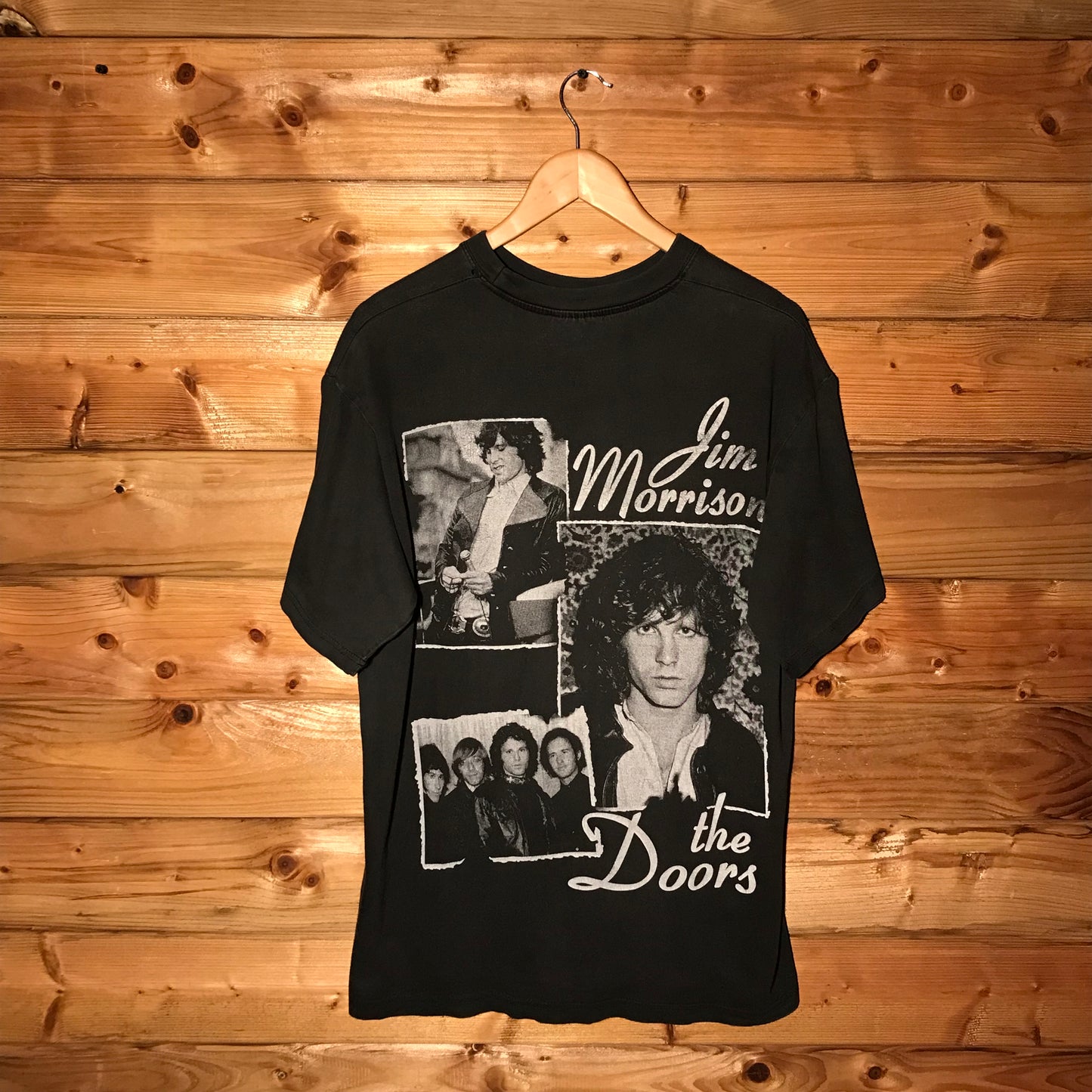 90s The Doors Jim Morrison Photo Collage t shirt