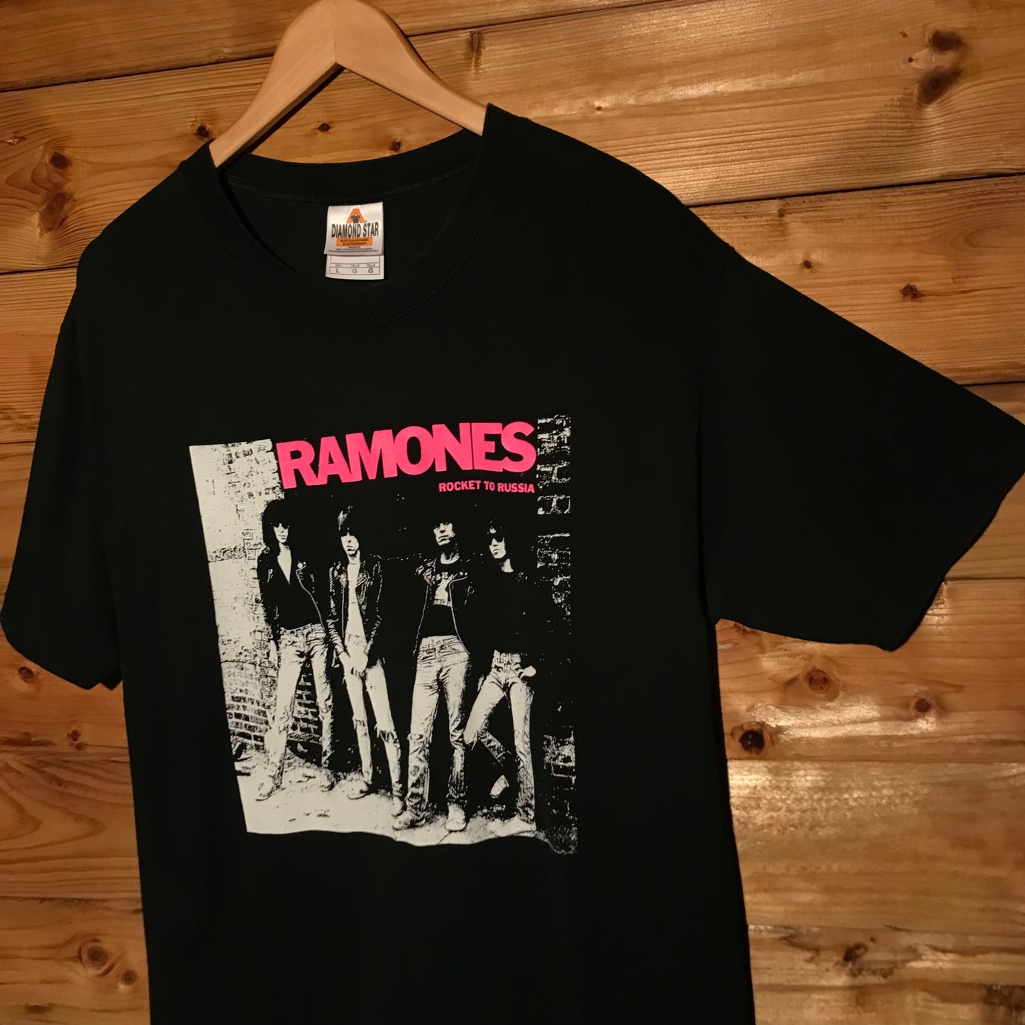Ramones Rocket To Russia Album Cover Art t shirt