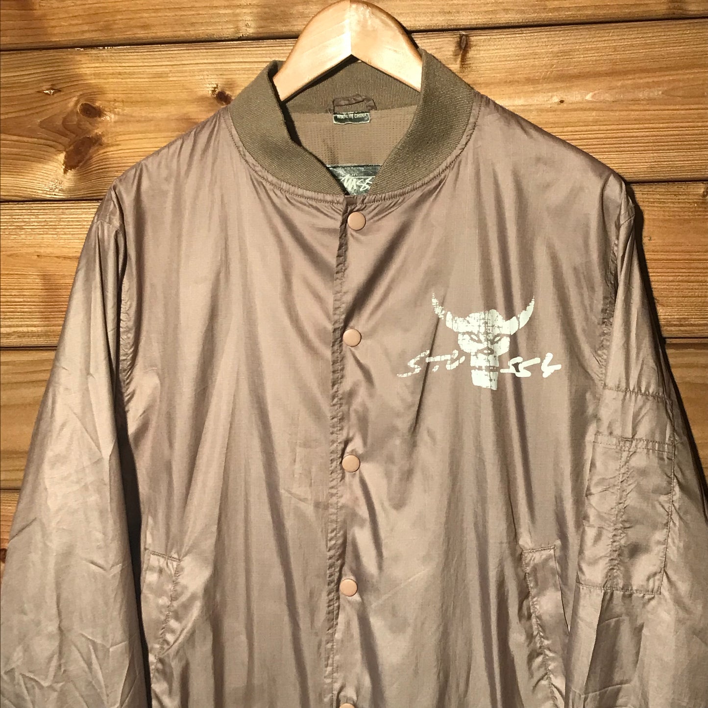 Stüssy x Futura Skullacon bomber jacket