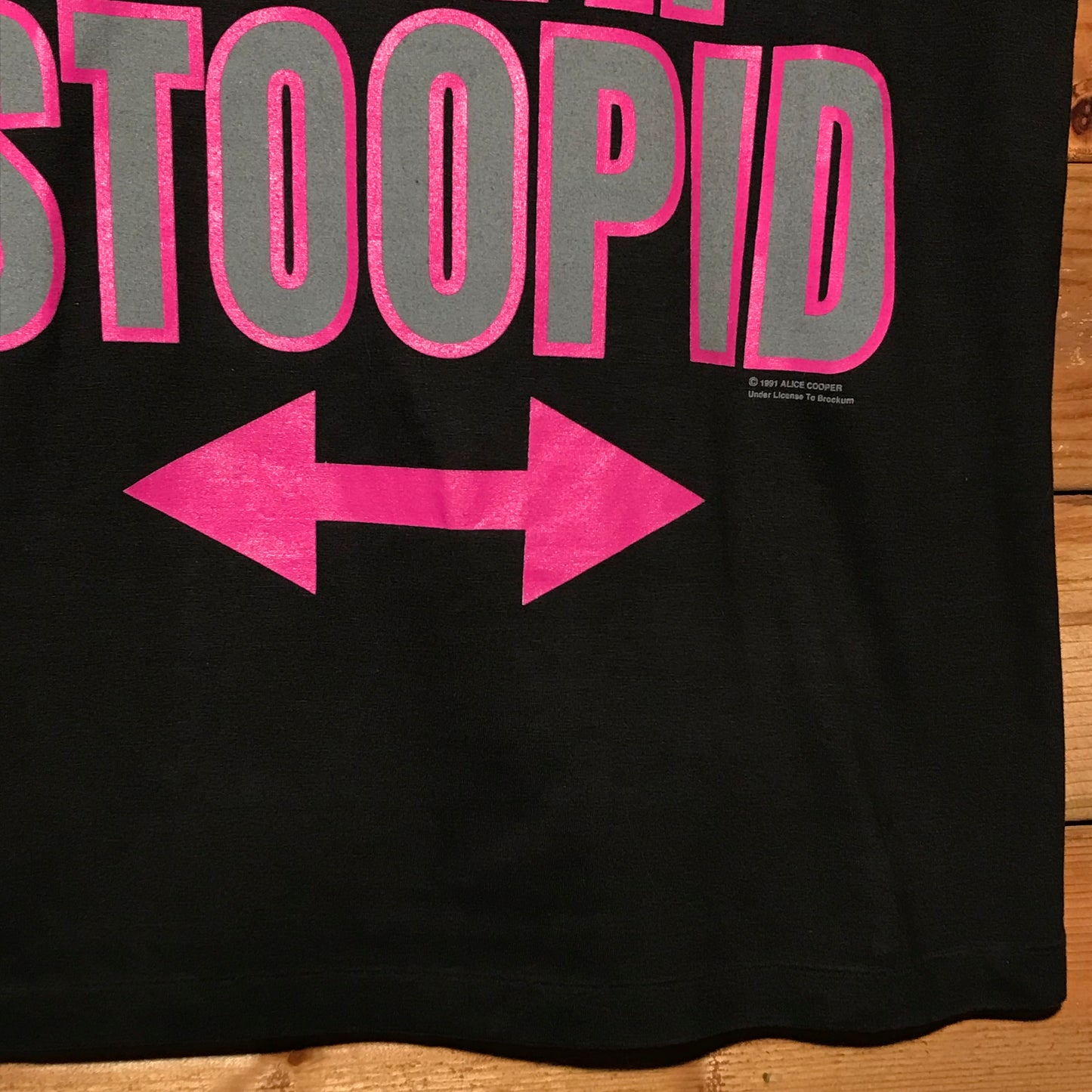 1991 Alice Cooper I'm With Stoopid tank top t shirt