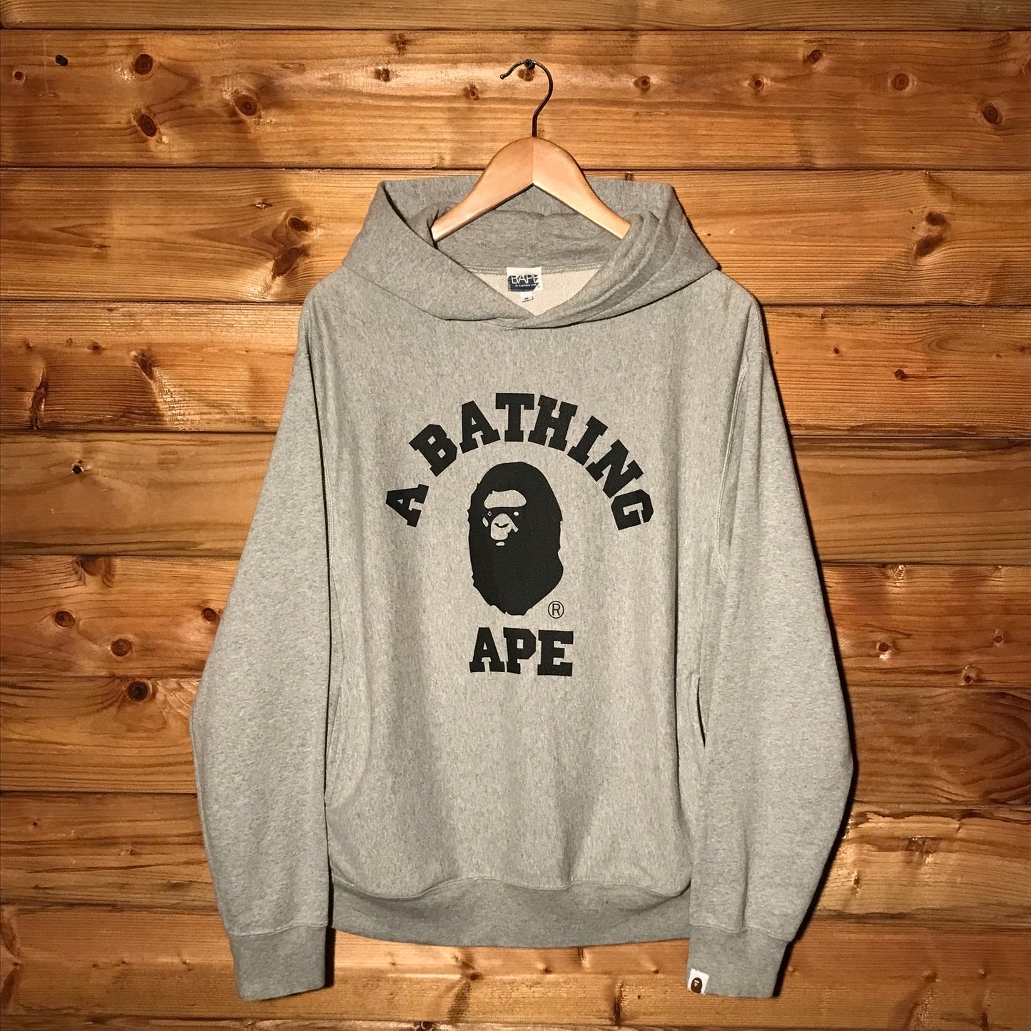 Bape, A Bathing Ape Swarovski Eyes College Spellout hoodie