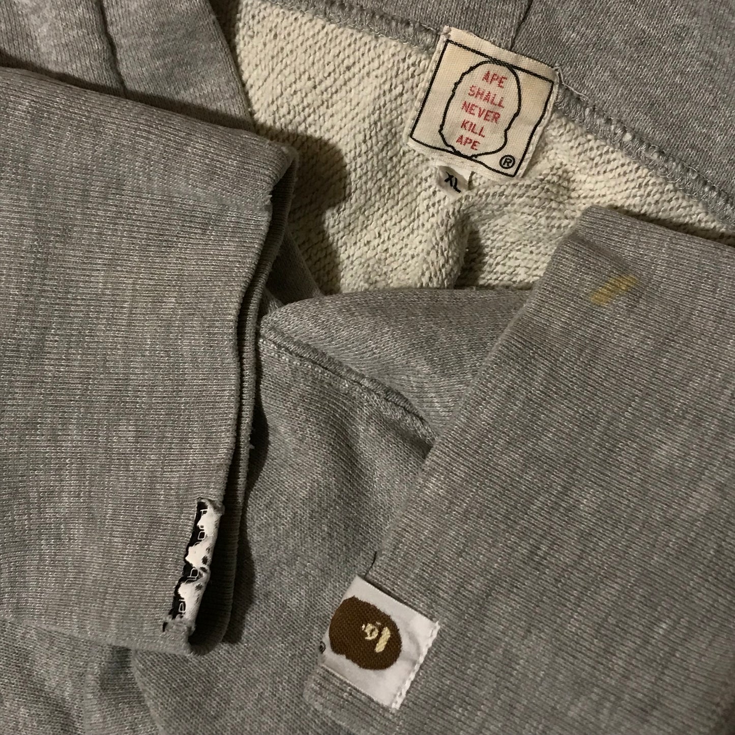 2001 Bape, A Bathing Ape x Neighborhood Yankees Logo hoodie