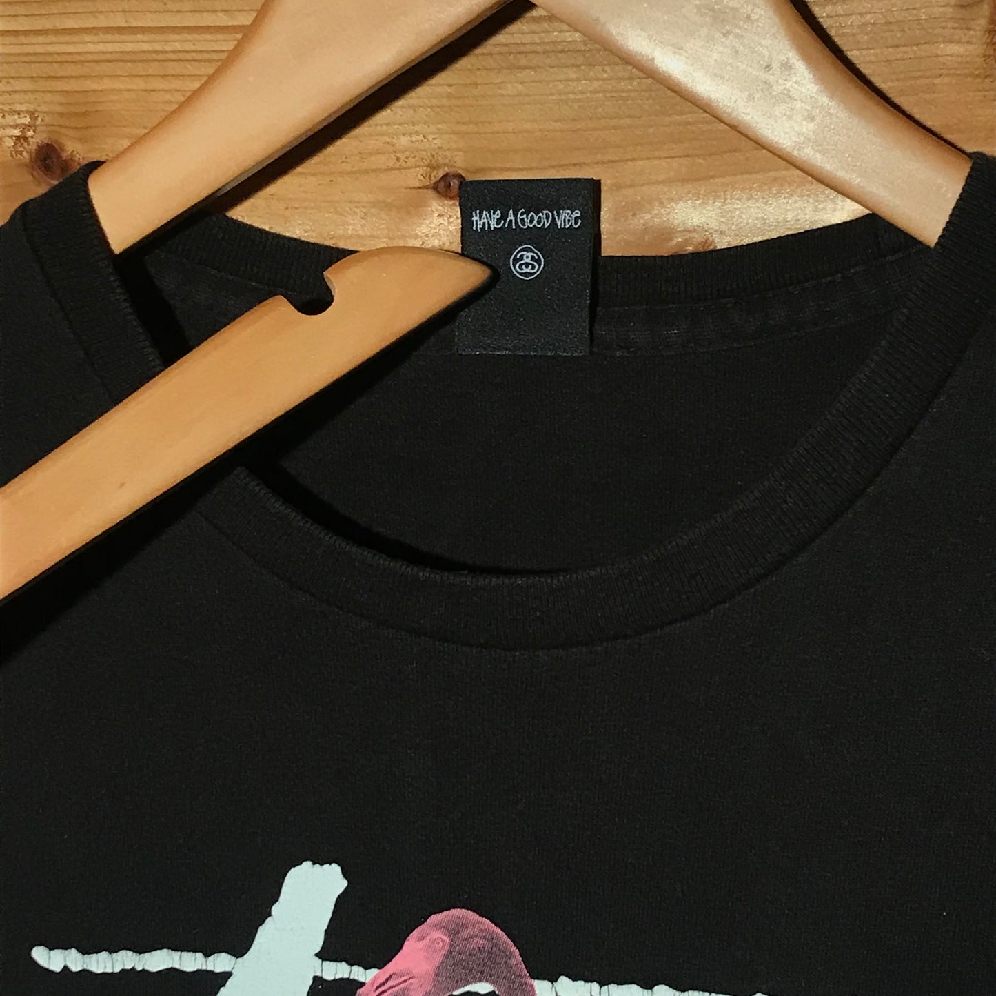 Stüssy Flamingo Centre Script Spellout t shirt