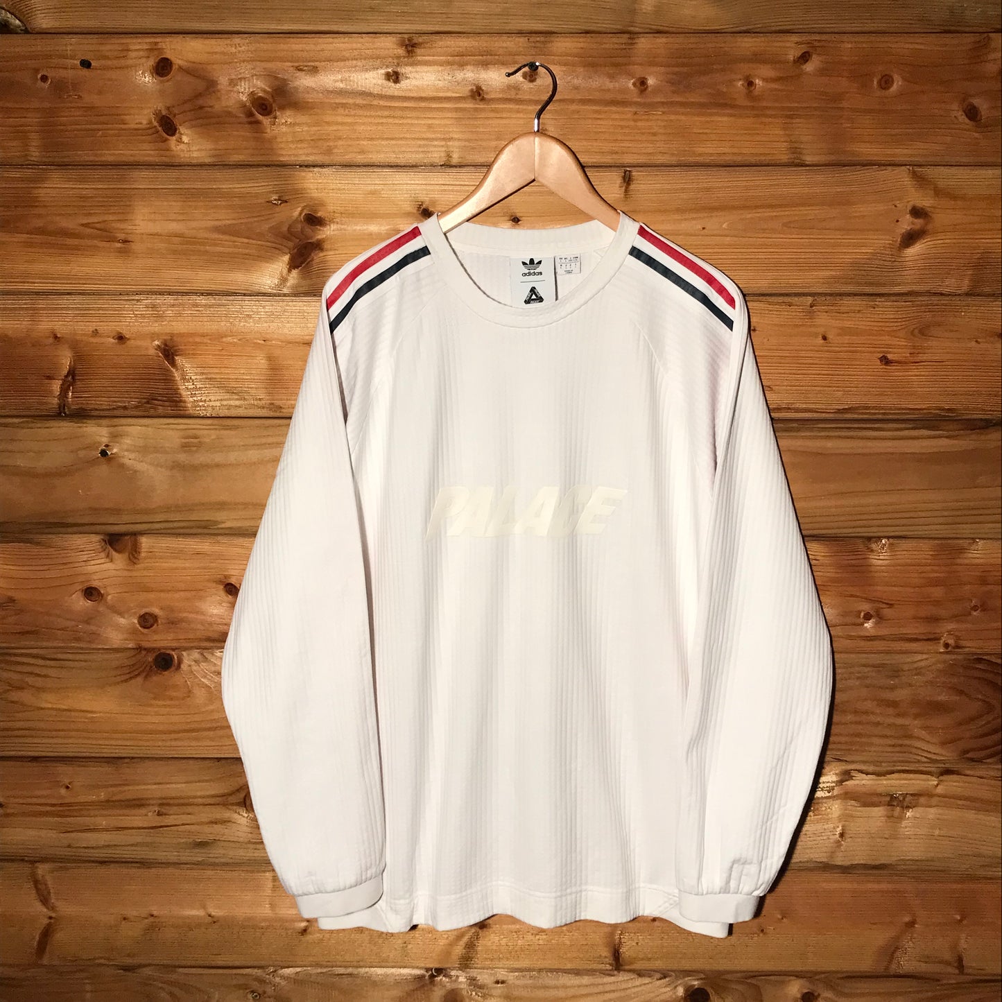Palace x Adidas Waffle Knit Tonal Spellout sweatshirt
