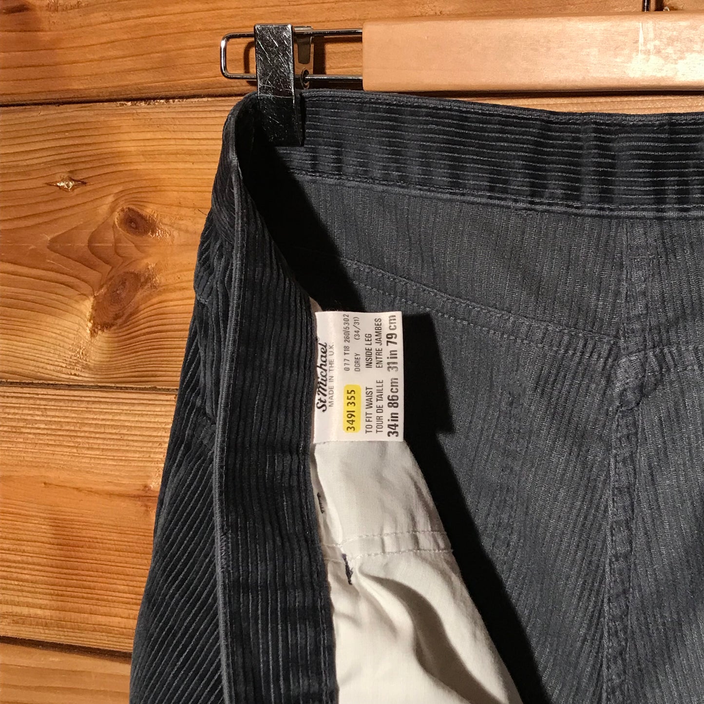 90s St Micheal corduroy trousers