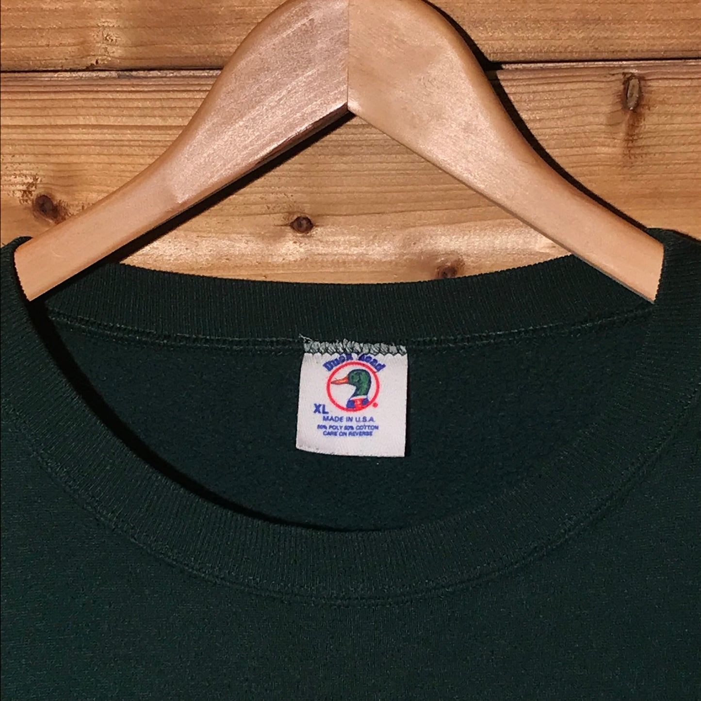 90s Duck Head Authorized Pattern Spellout sweatshirt