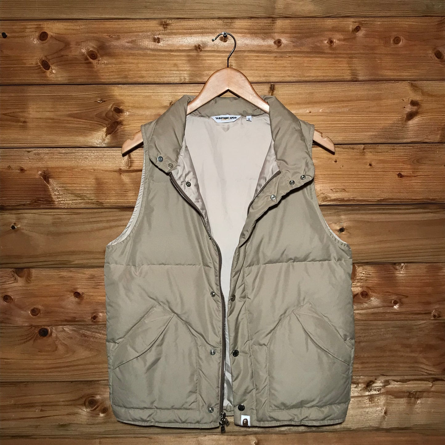 Bape, A Bathing Ape Essentials Down puffer gilet