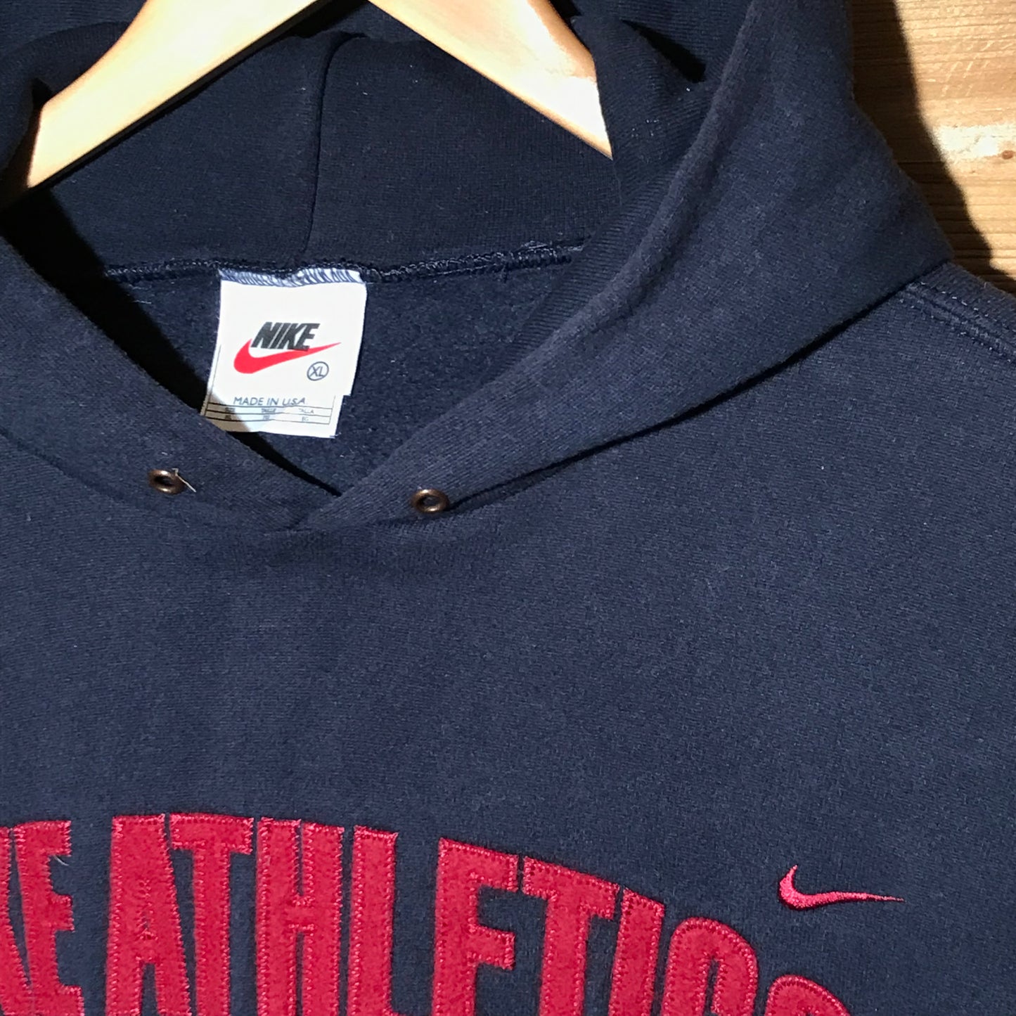 90s Nike Athletics Arc Spellout hoodie