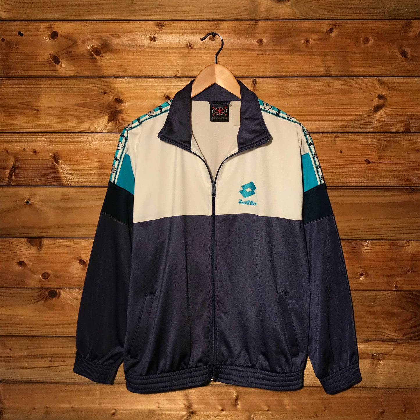 90s Lotto Taped track jacket