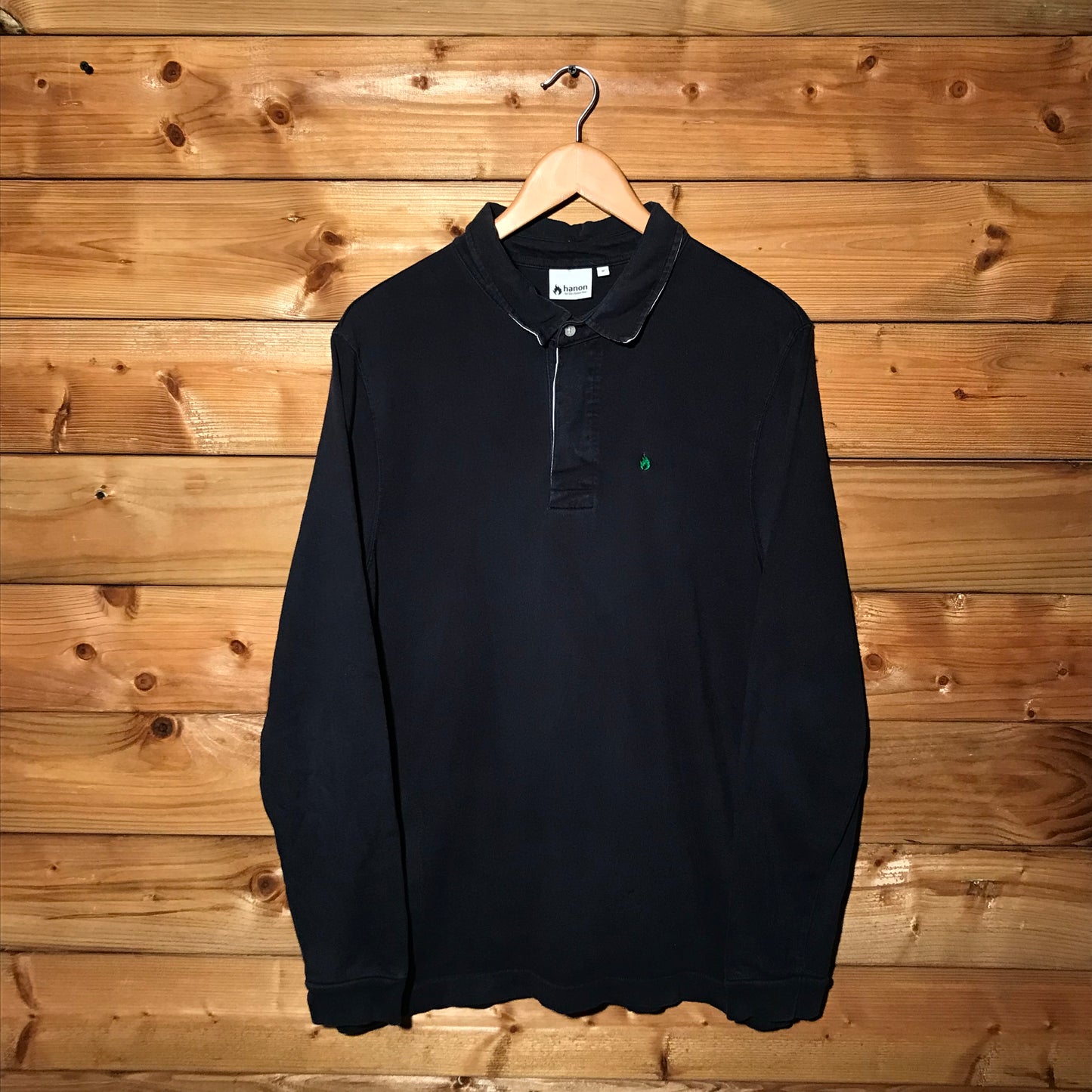 Hanon long sleeve polo t shirt