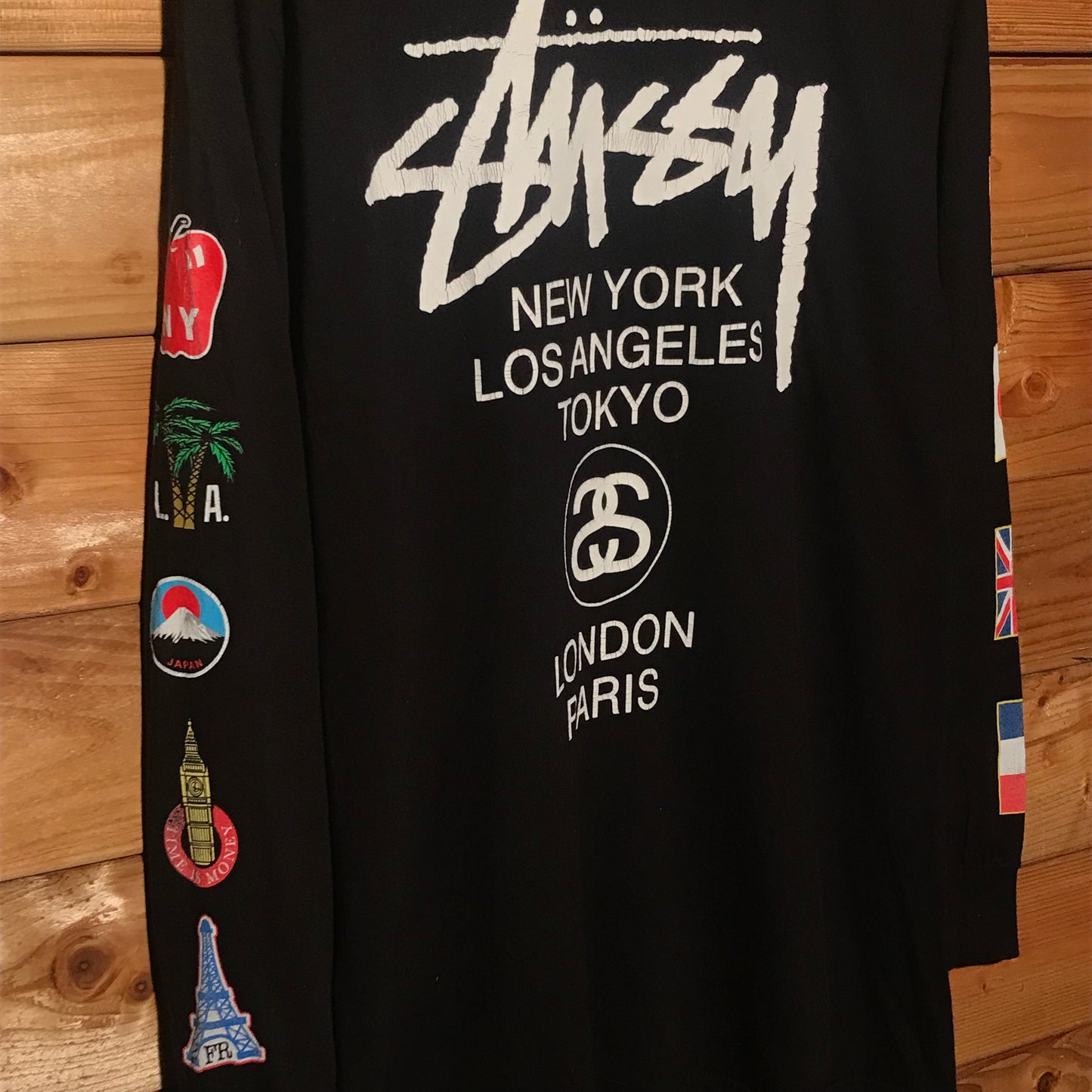 Stüssy International Flags long sleeve t shirt