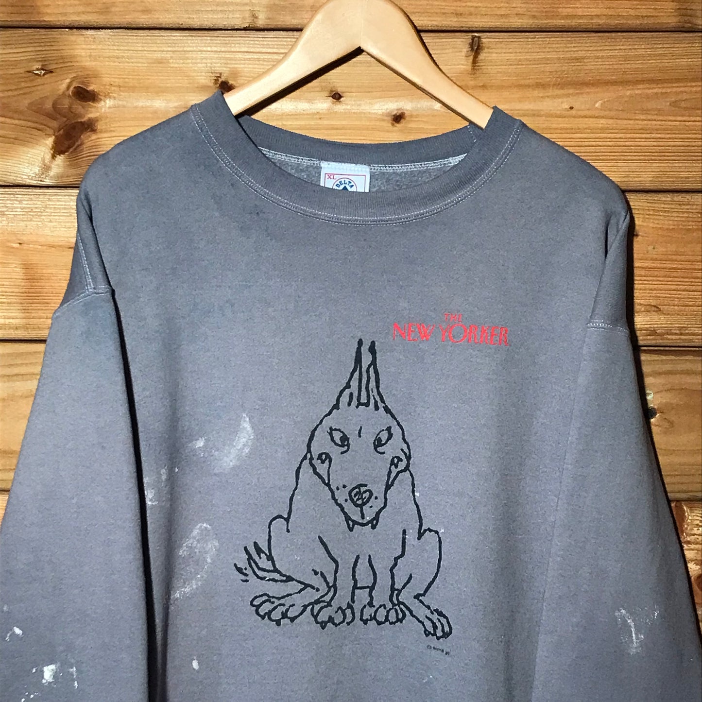1987 The New Yorker Dog sweatshirt