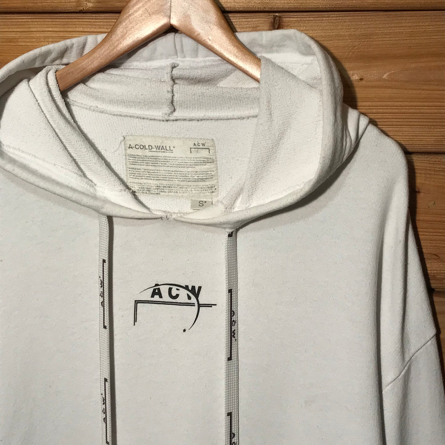 A-Cold-Wall ACW Drawstring hoodie