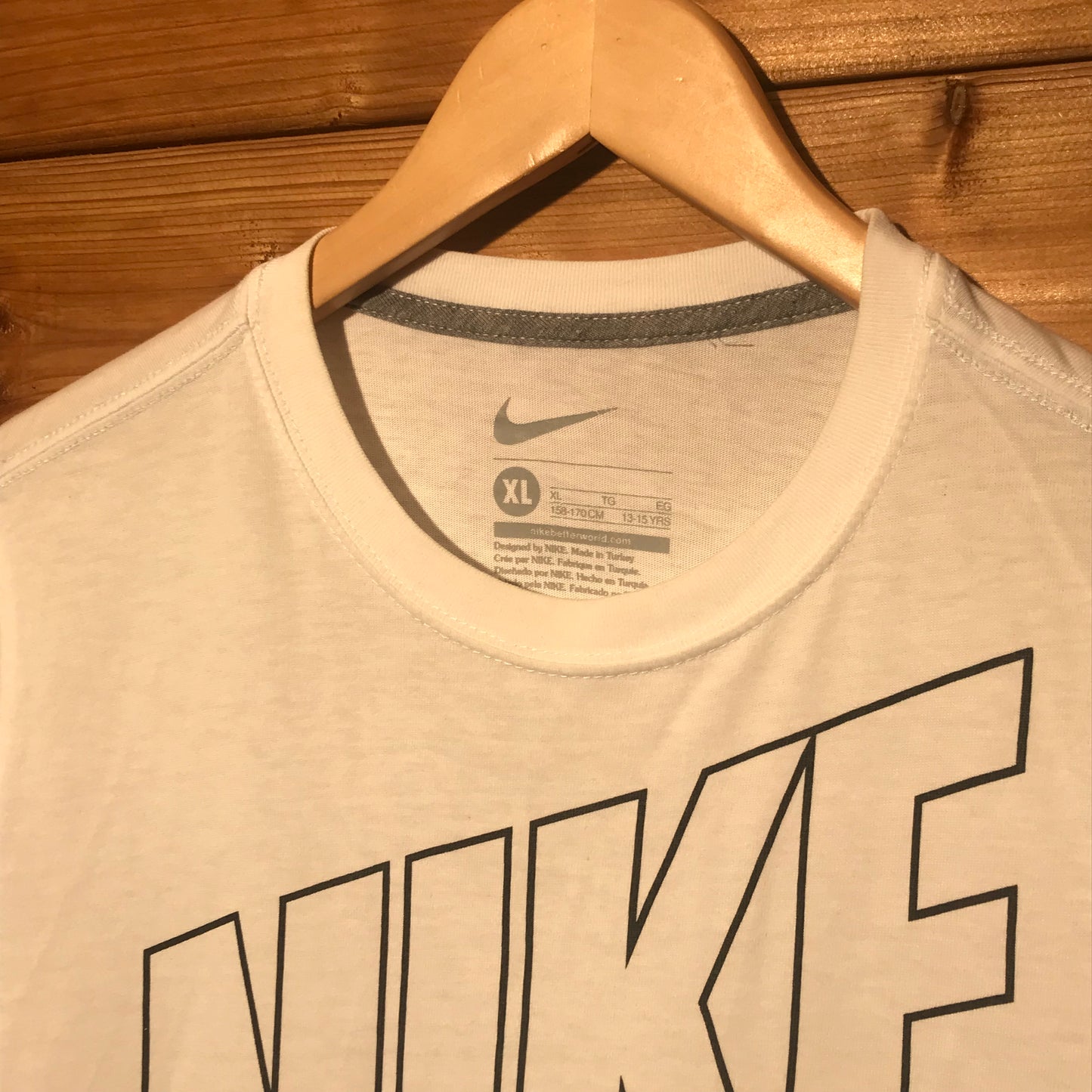 Nike Swoosh and Spellout t shirt