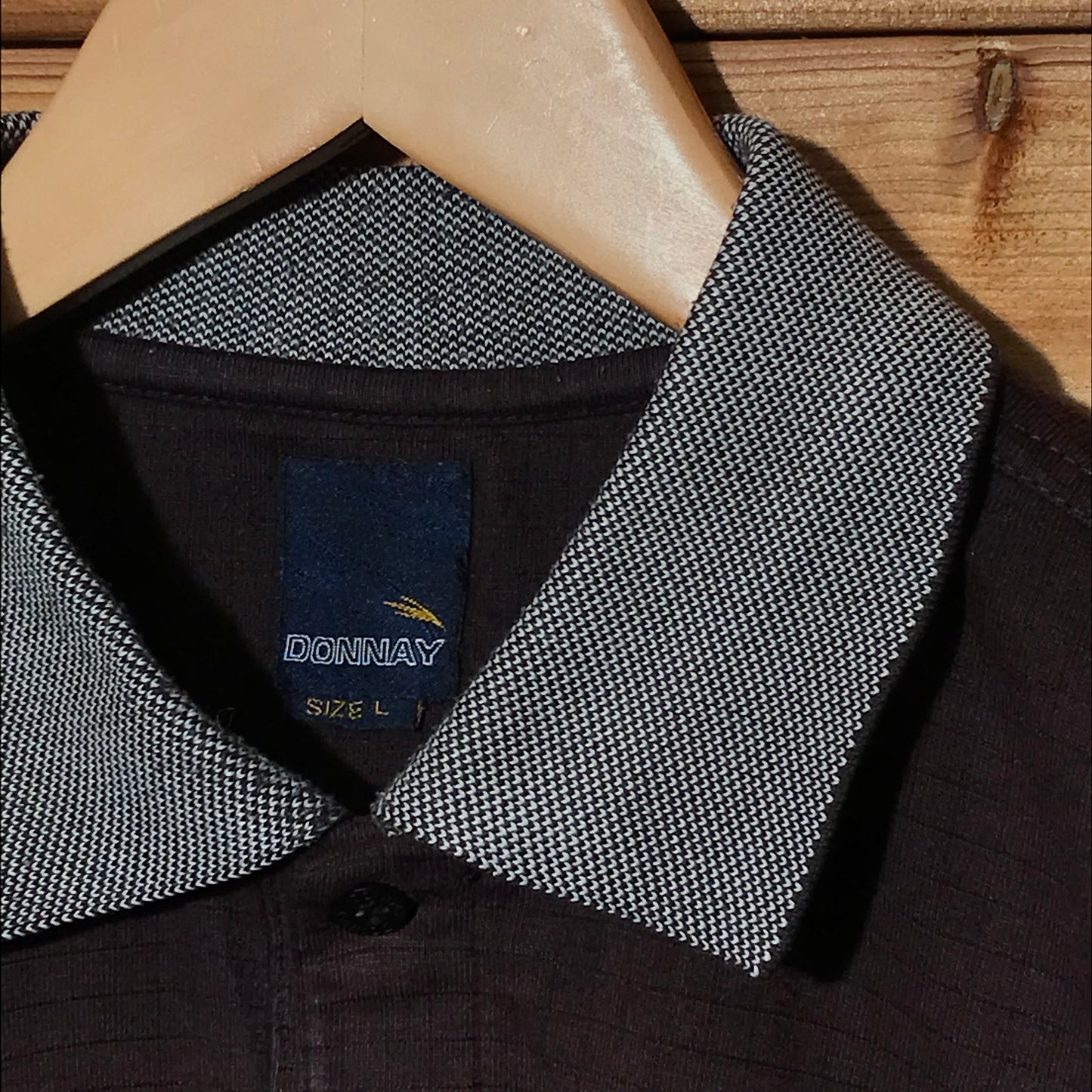 Donnay Grid polo t shirt