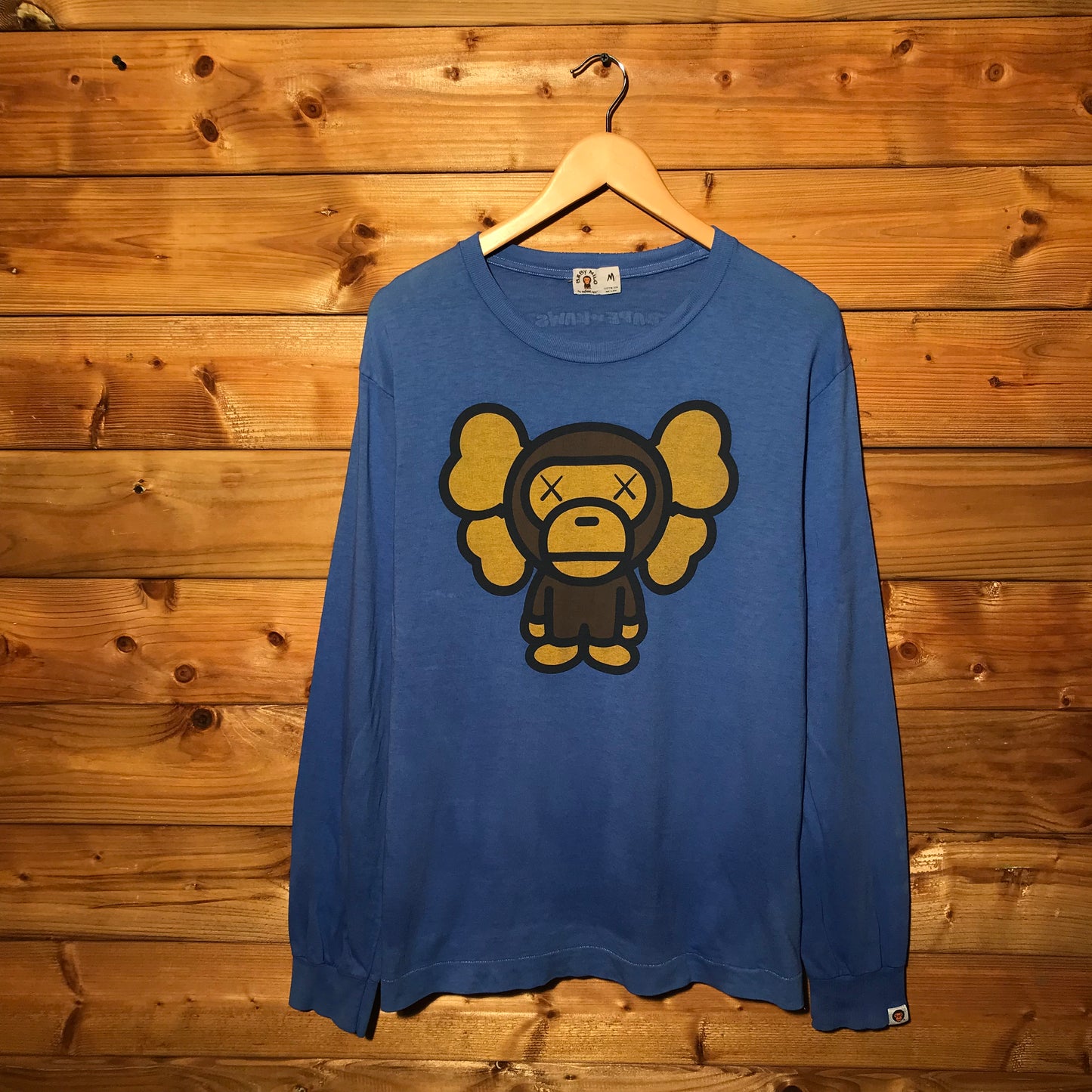 Baby Milo, A Bathing Ape x Kaws long sleeve t shirt