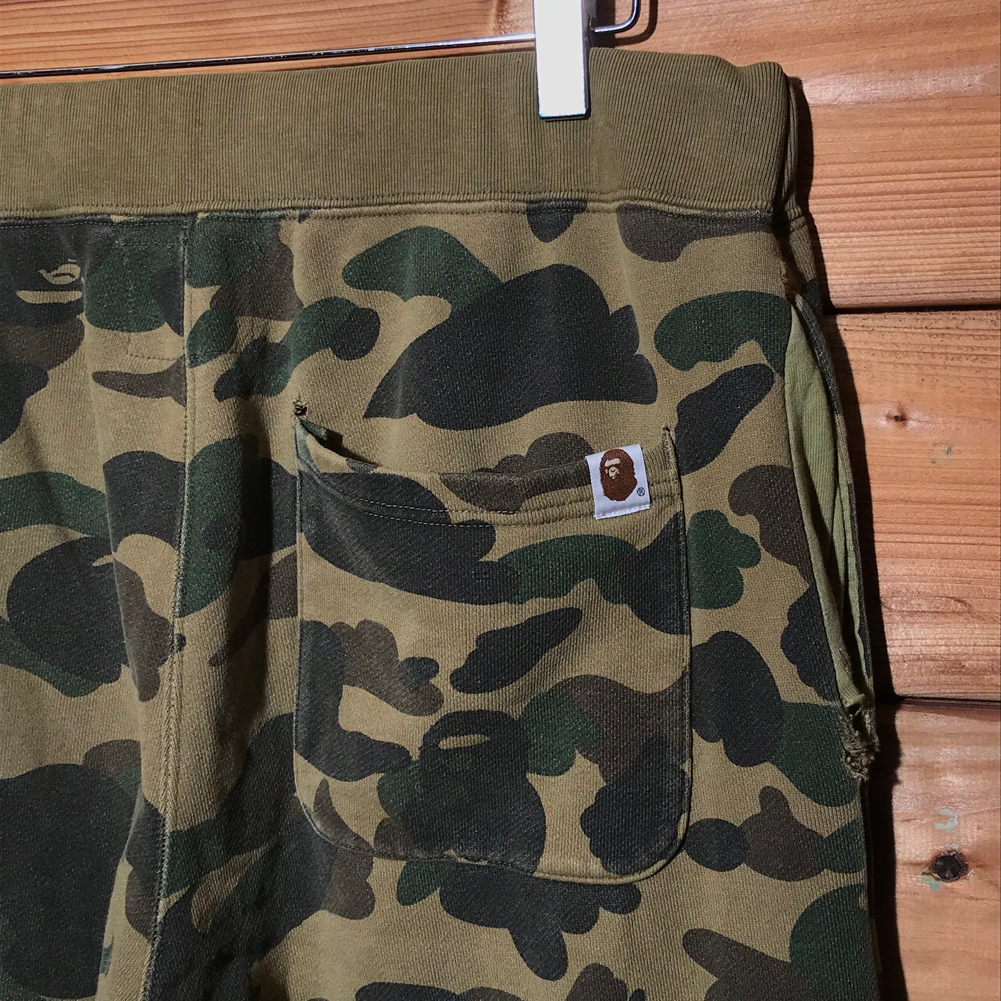 Bape, A Bathing Ape Martime Squadron Camo sweatpants