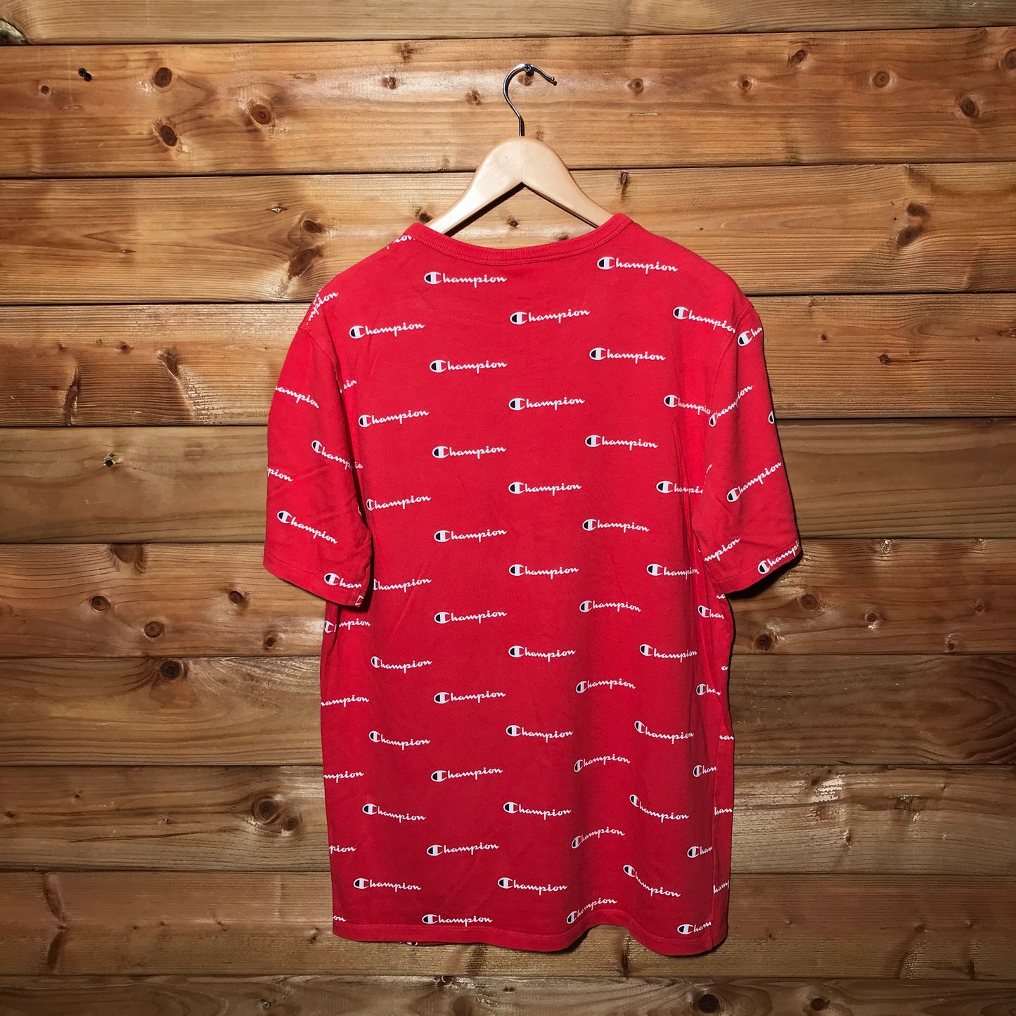 Champion Repeat Script t shirt