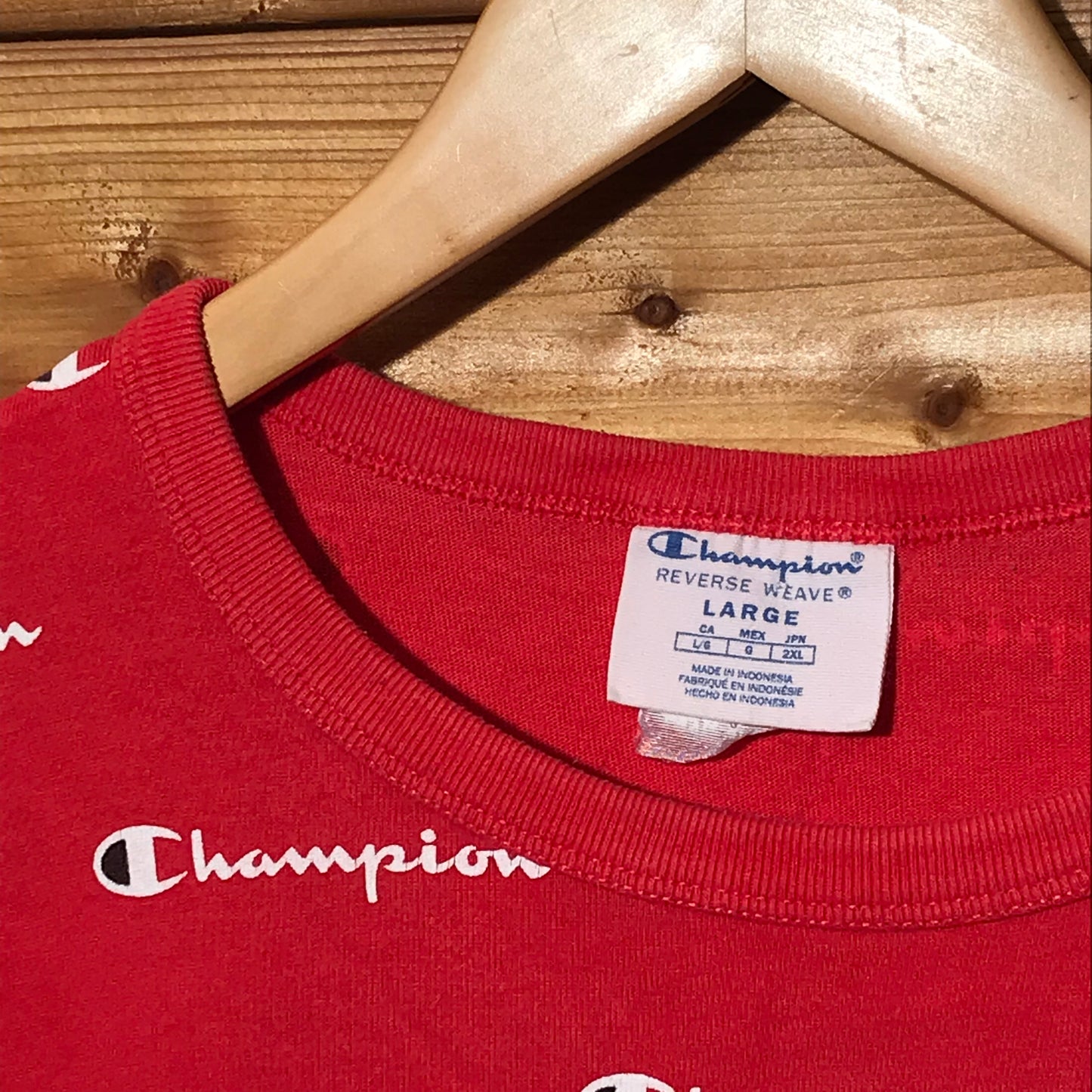 Champion Repeat Script t shirt