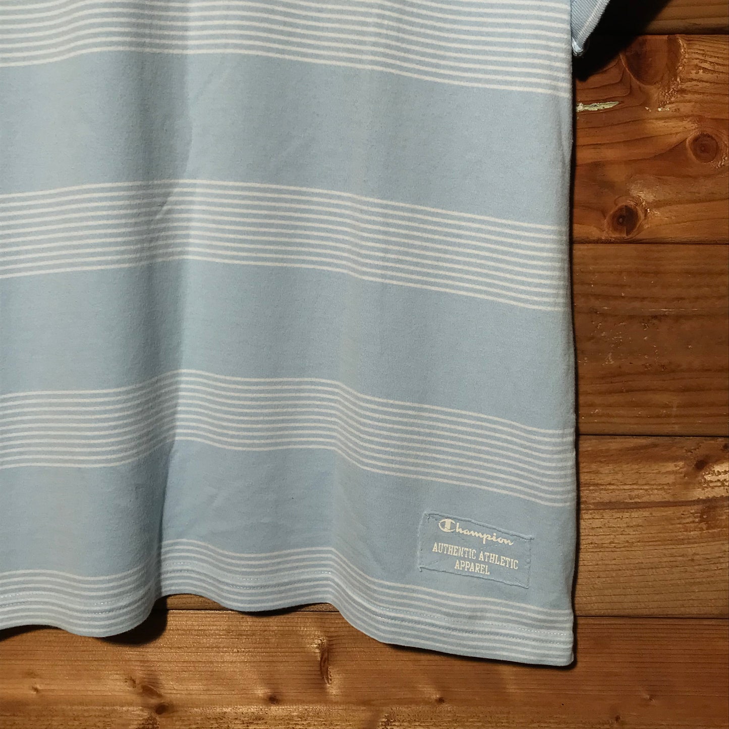 Champion striped polo t shirt