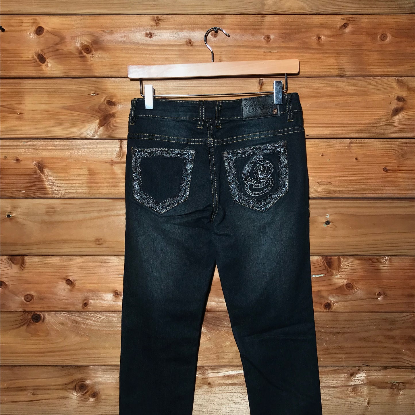 Coogi Australia Paisley denim jeans