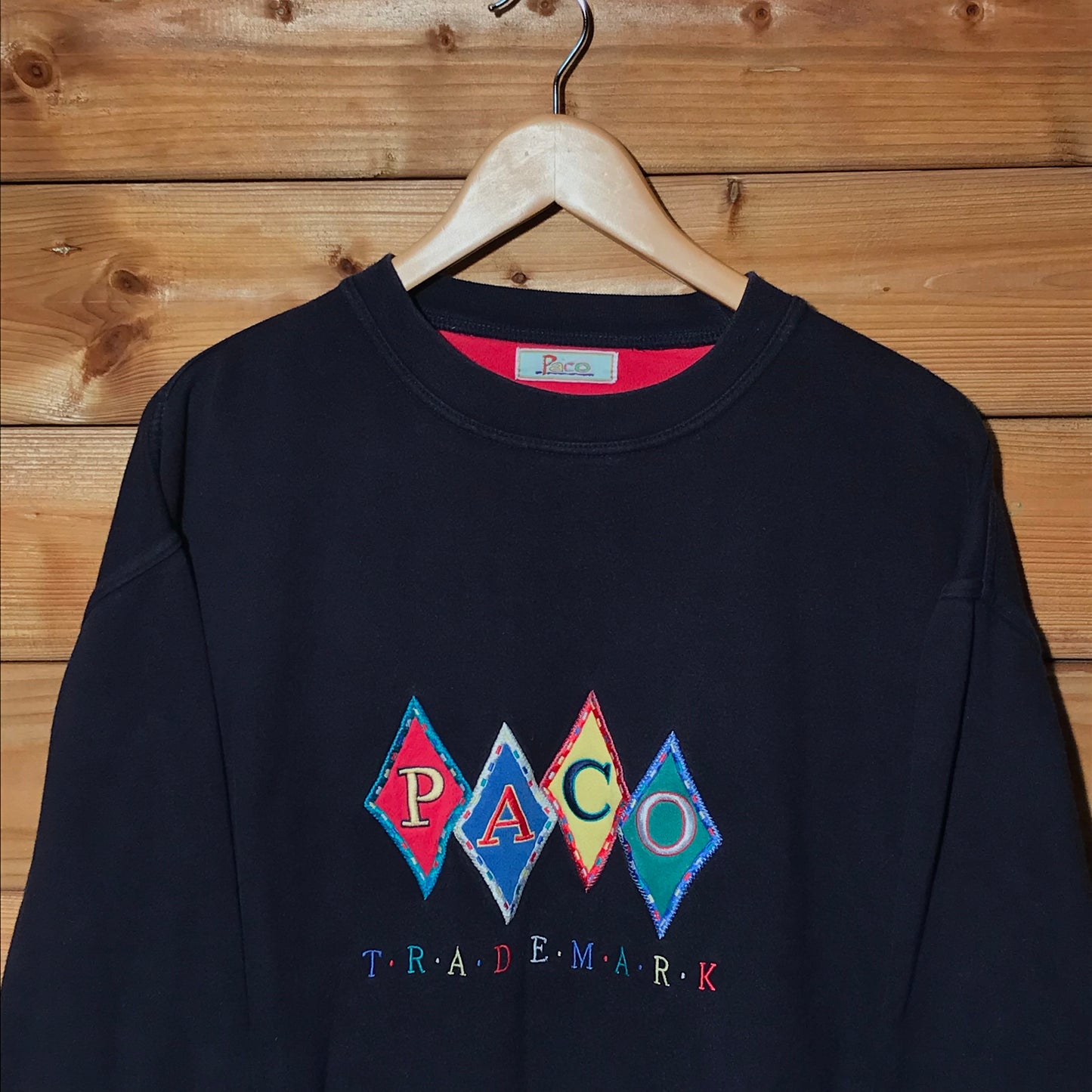 90s Paco Company spellout sweatshirt