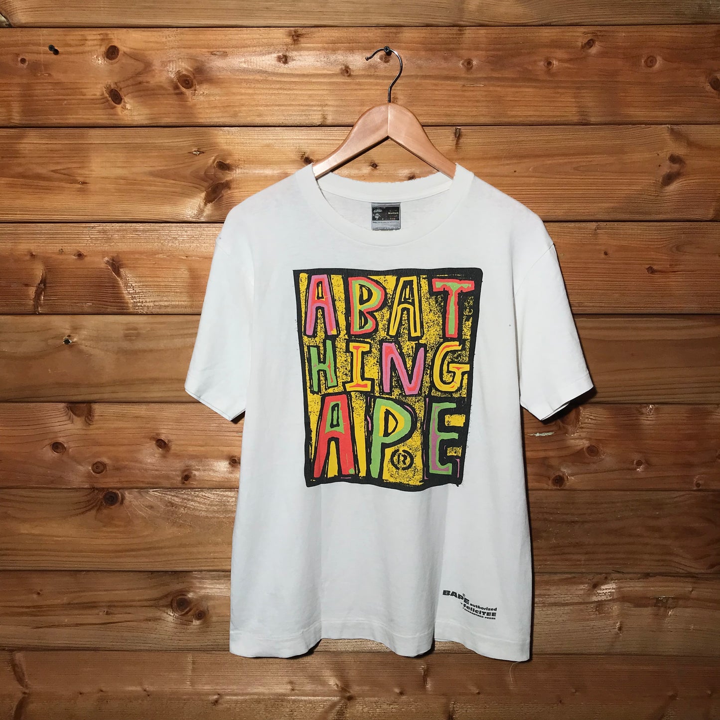 Bape, A Bathing Ape Happy Mondays Felicitee t shirt