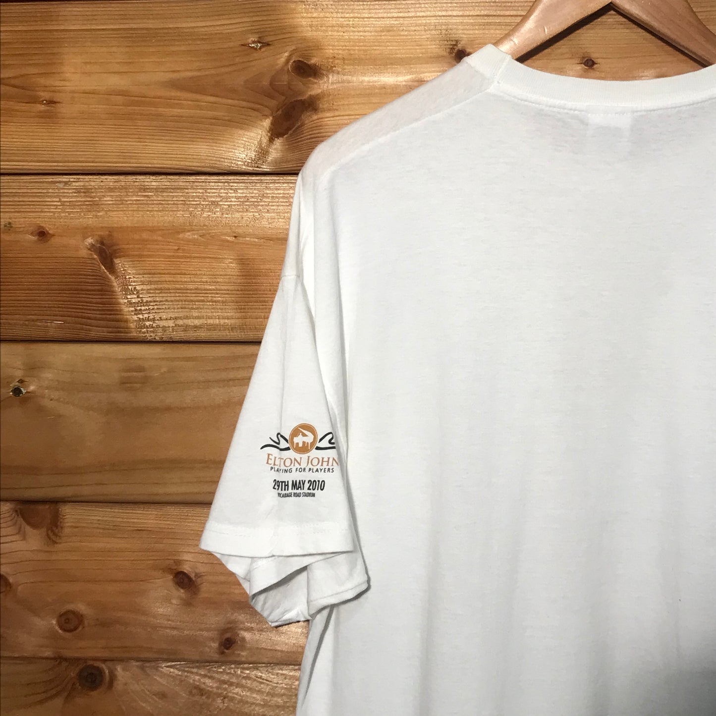 2010 Elton John Playing For Players t shirt