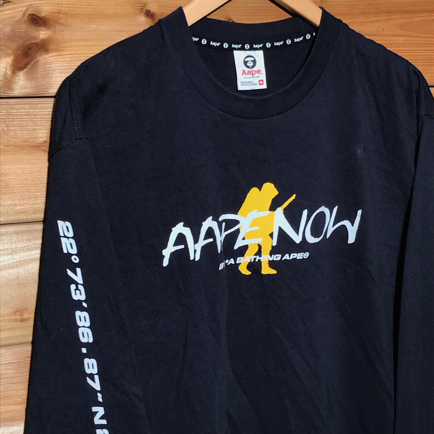 Aape Now, A Bathing Ape long sleeve t shirt