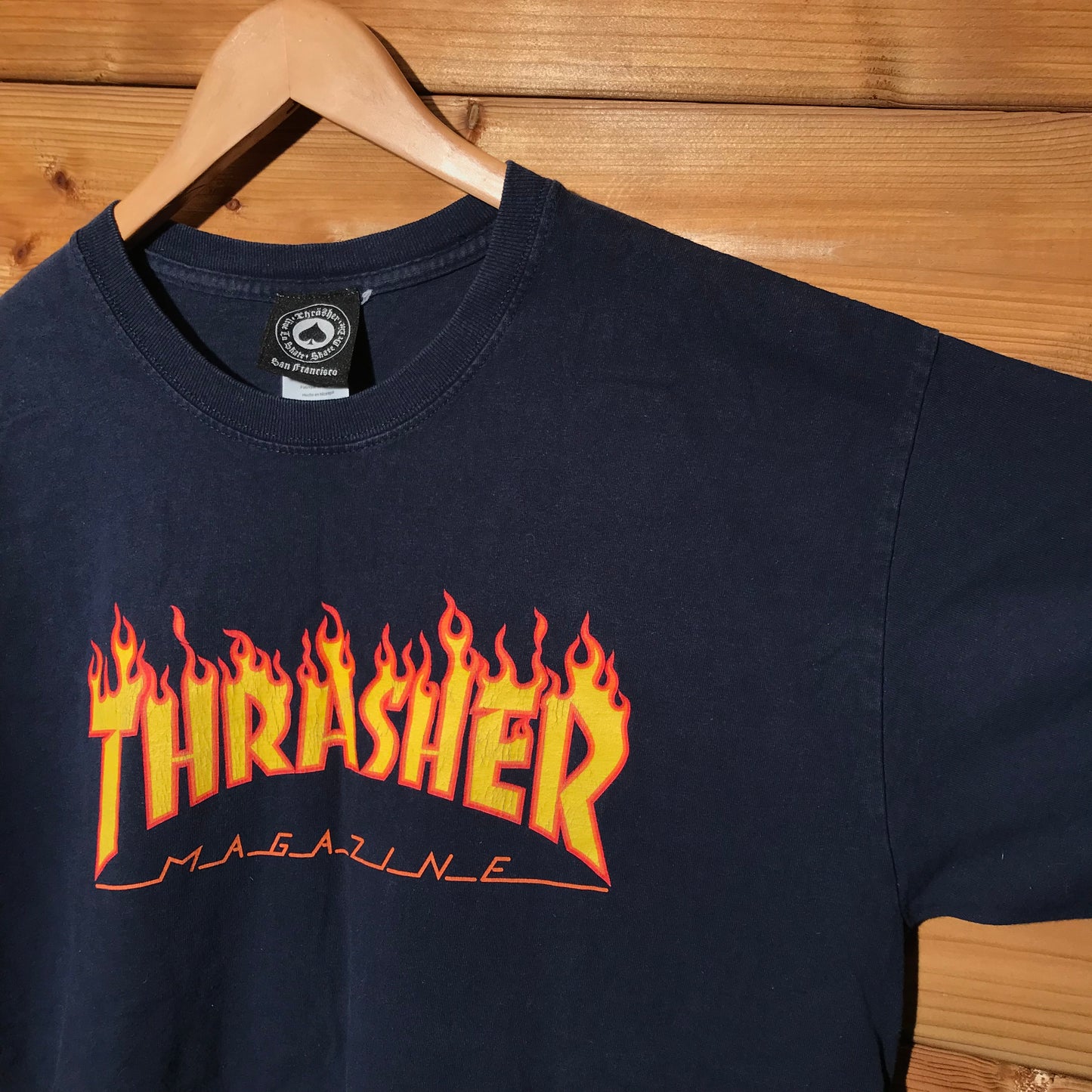 Thrasher Skate Magazine flame logo t shirt