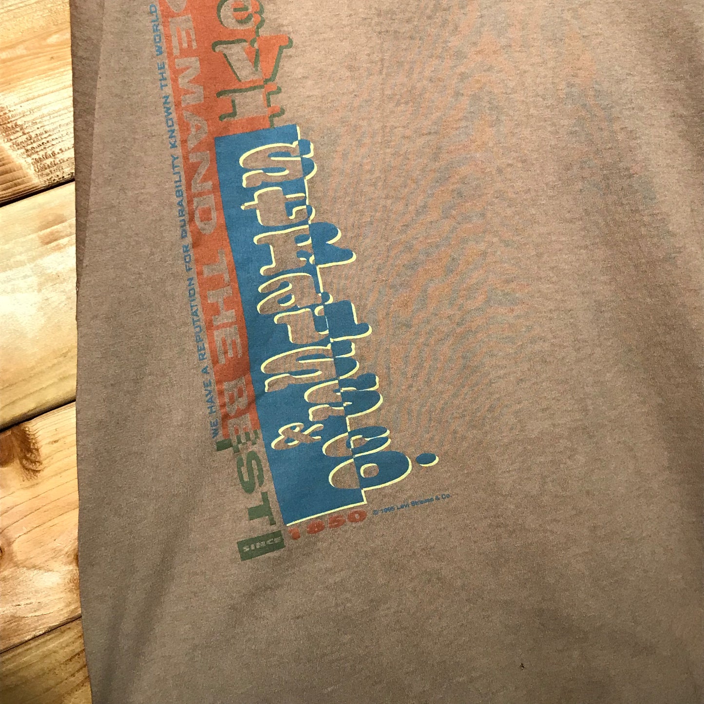 1995 Levis The Best Spellout t shirt