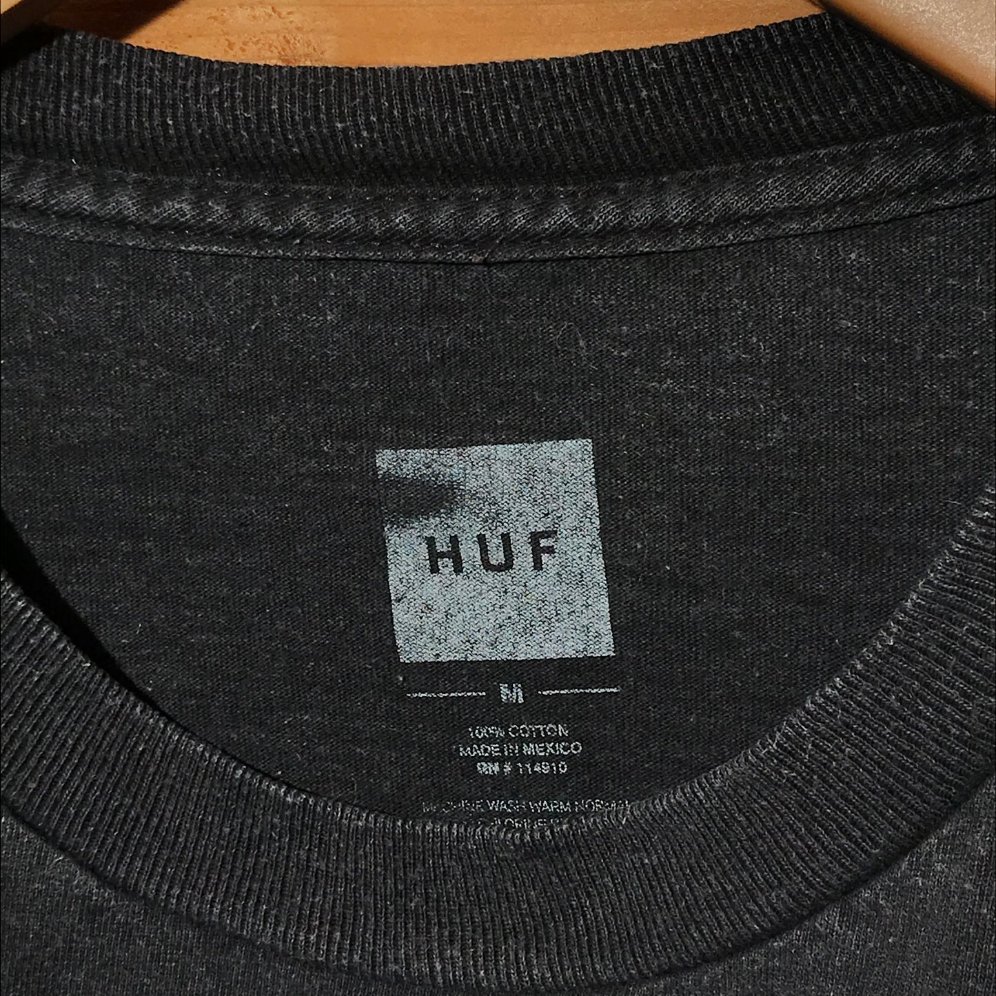 HUF Camo Box Spellout t shirt