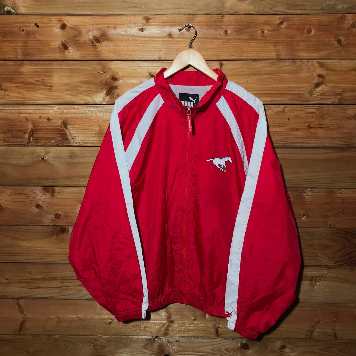 Puma CFL Calgary Stampeders windbreaker jacket