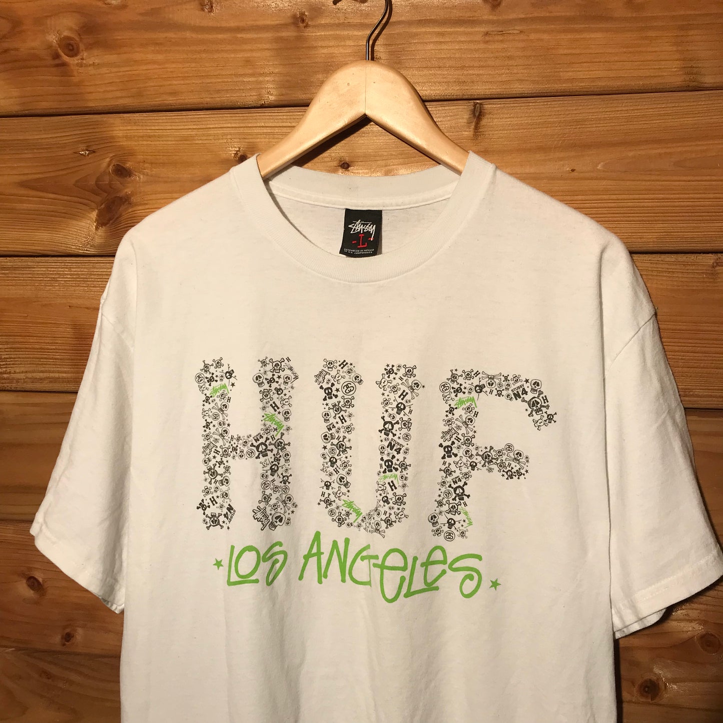 2008 Stüssy x HUF Los Angeles t shirt