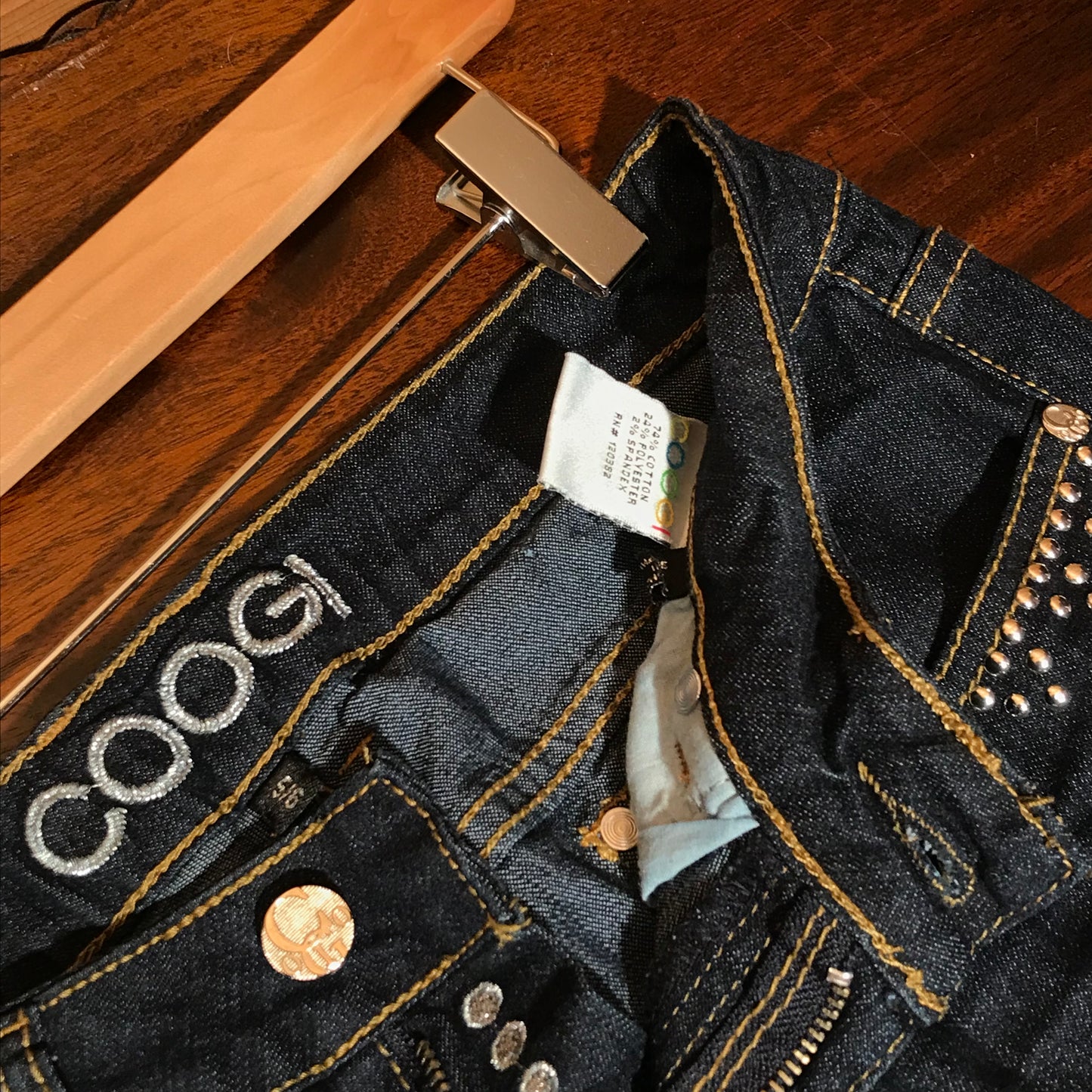 Coogi Australia Studded denim jeans